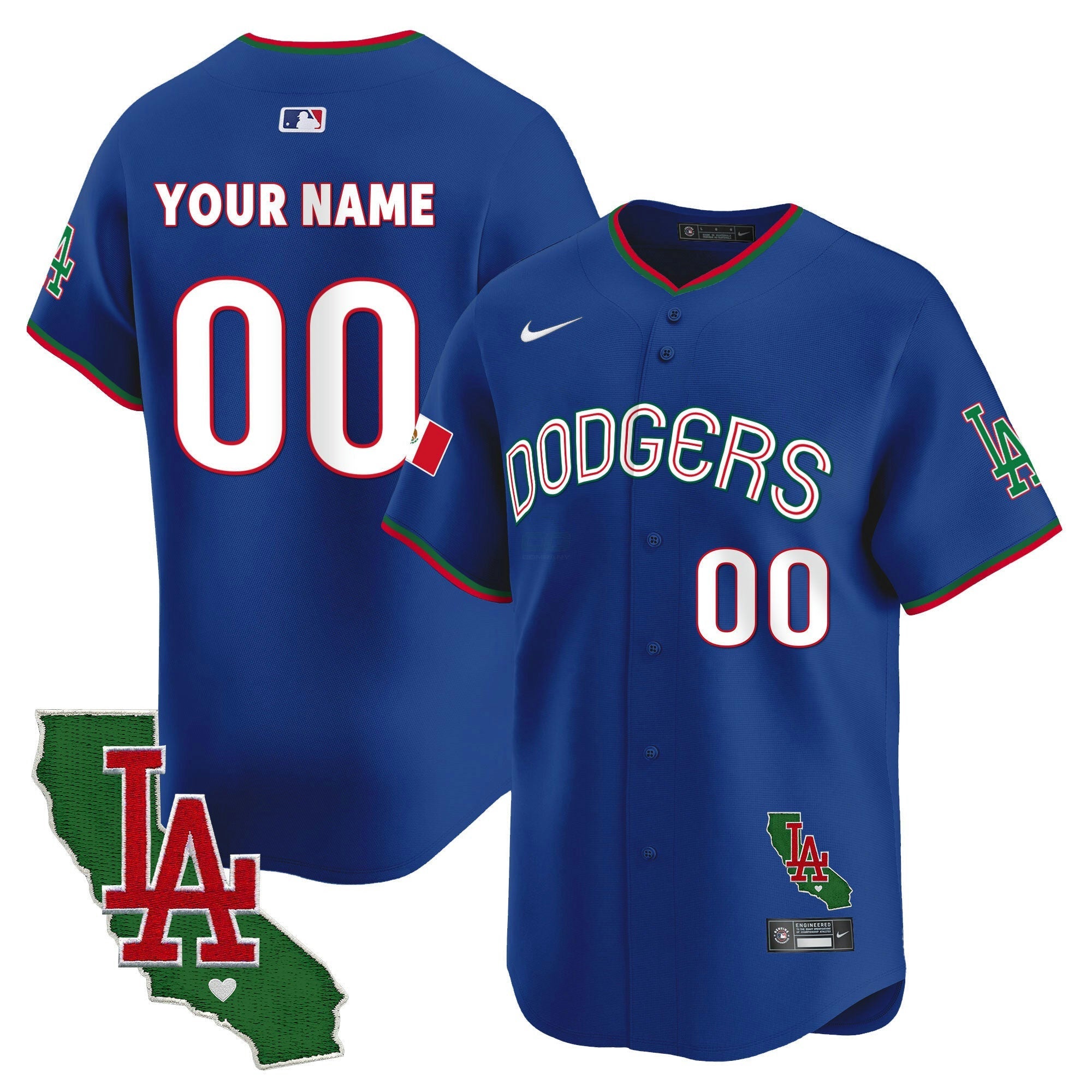 Camisa MLB Mexico California Patch Vapor Premier Limited Jersey V3
