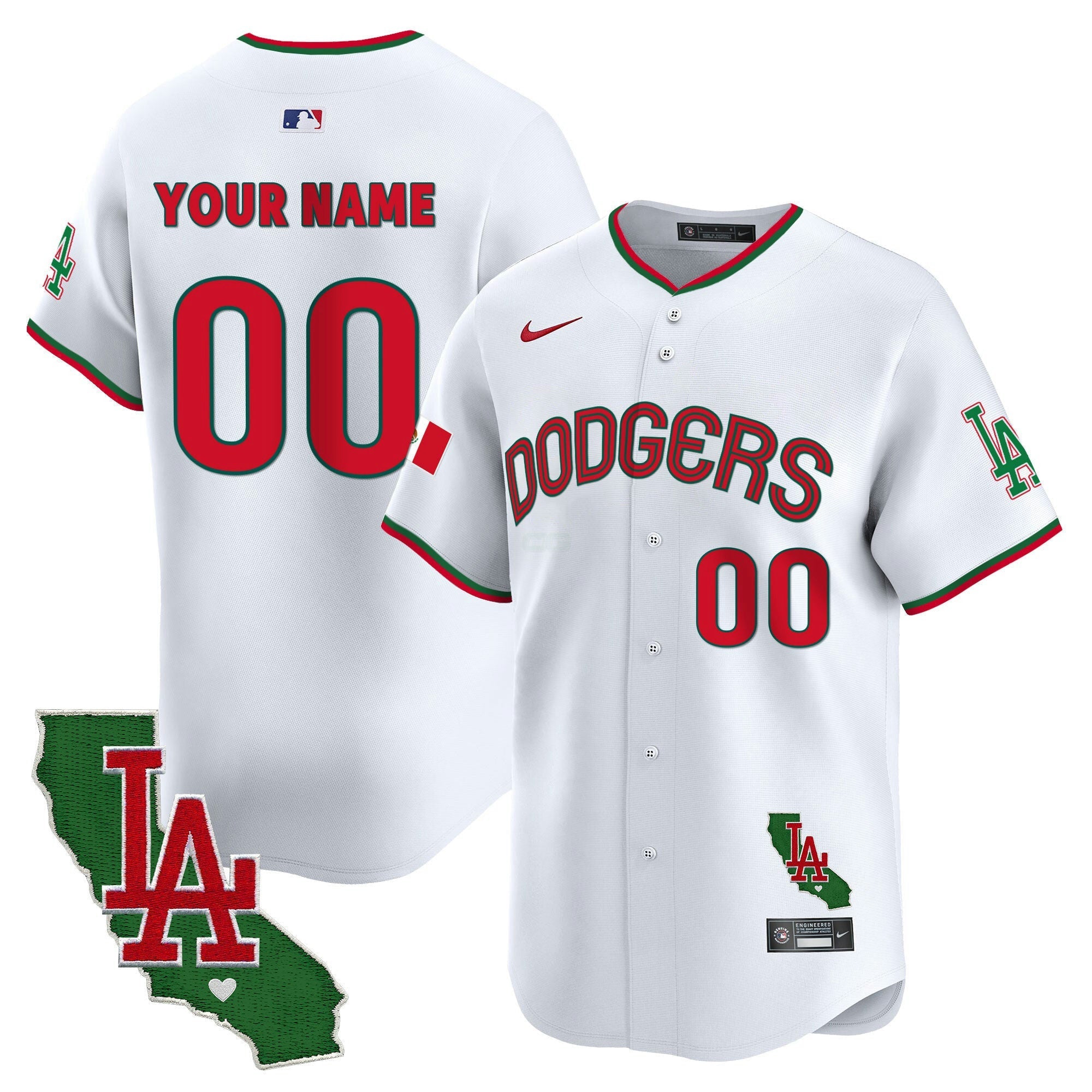 Camisa MLB Mexico California Patch Vapor Premier Limited Jersey V3