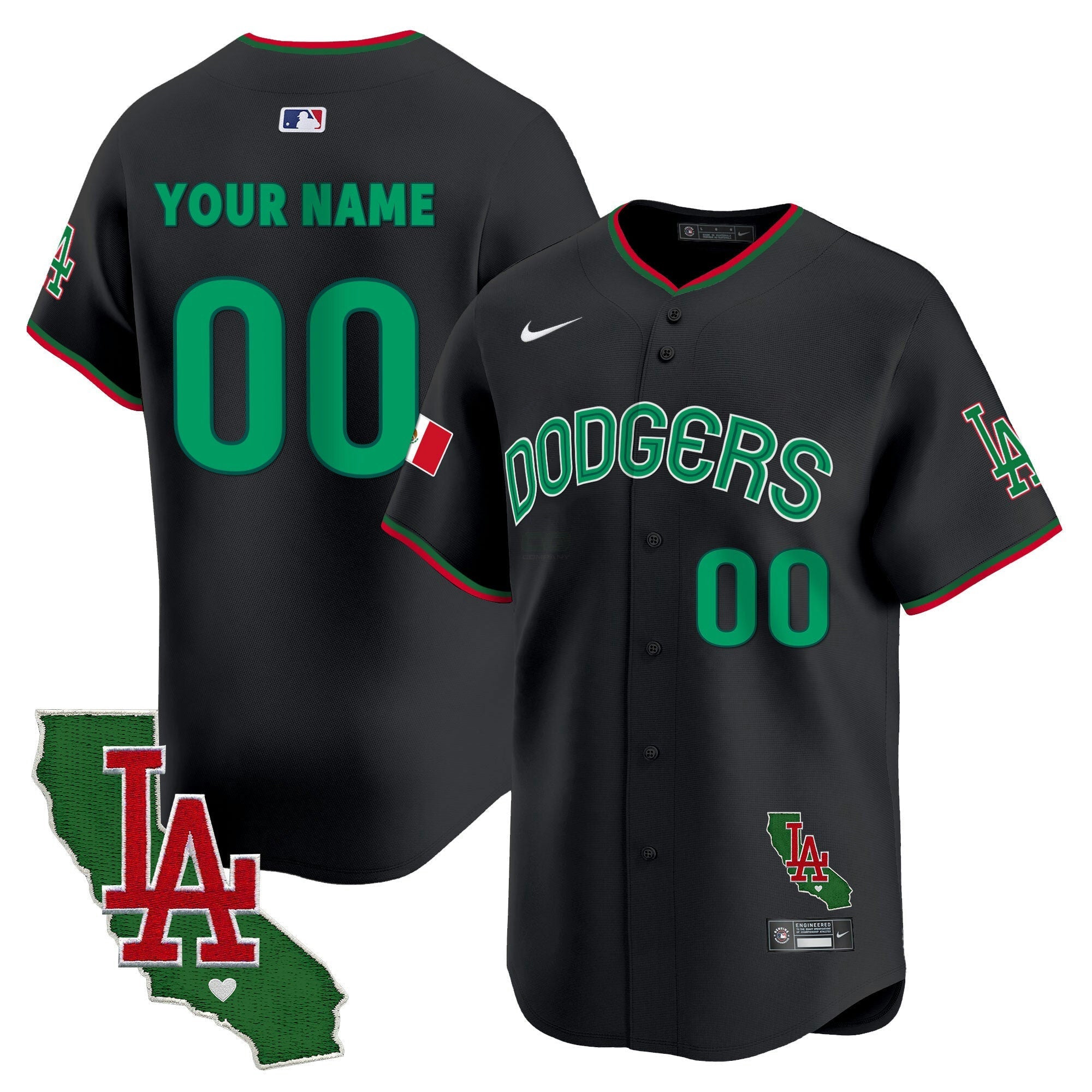 Camisa MLB Mexico California Patch Vapor Premier Limited Jersey V3