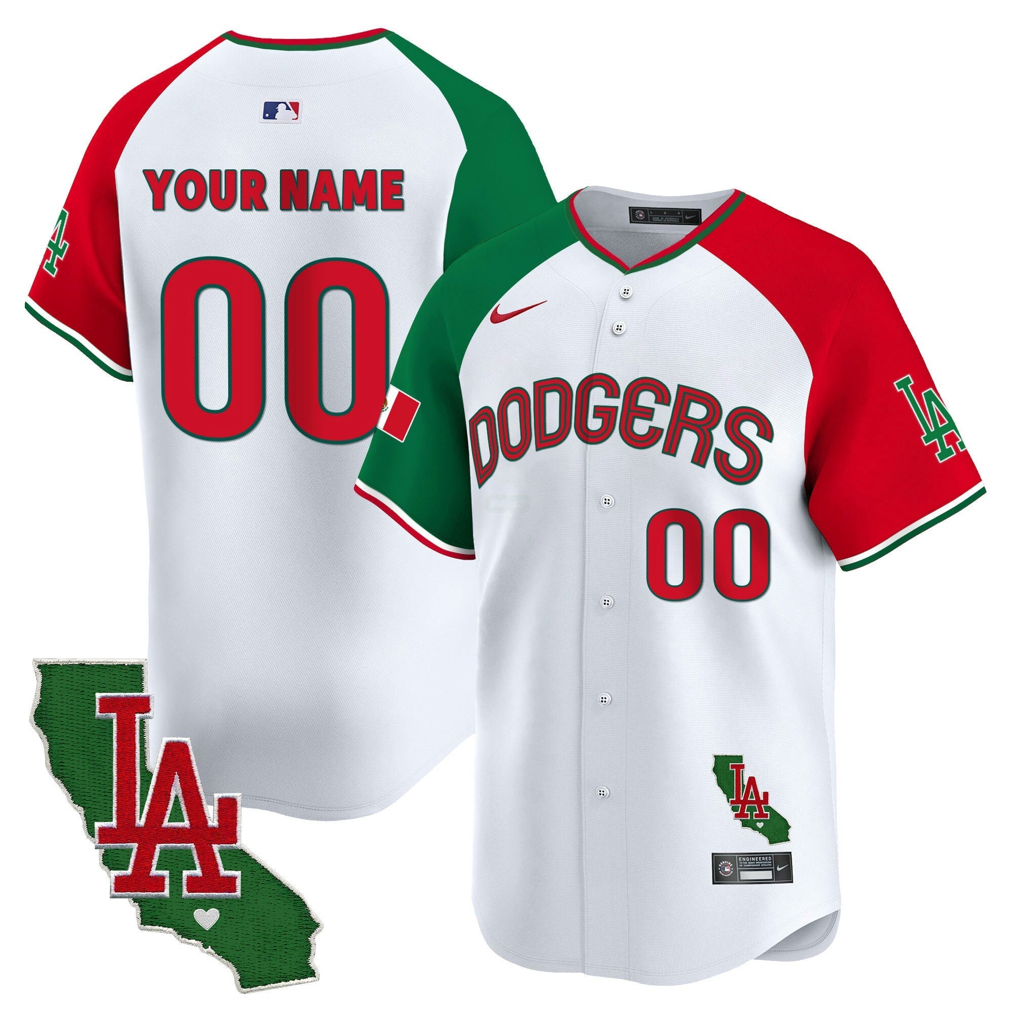 Camisa MLB Mexico California Patch Vapor Premier Limited Jersey V3