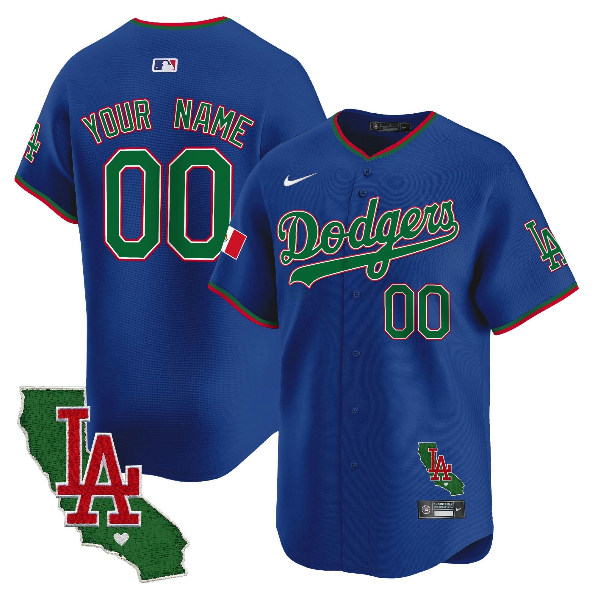 Camisa MLB Mexico California Patch Vapor Premier Limited Jersey V4