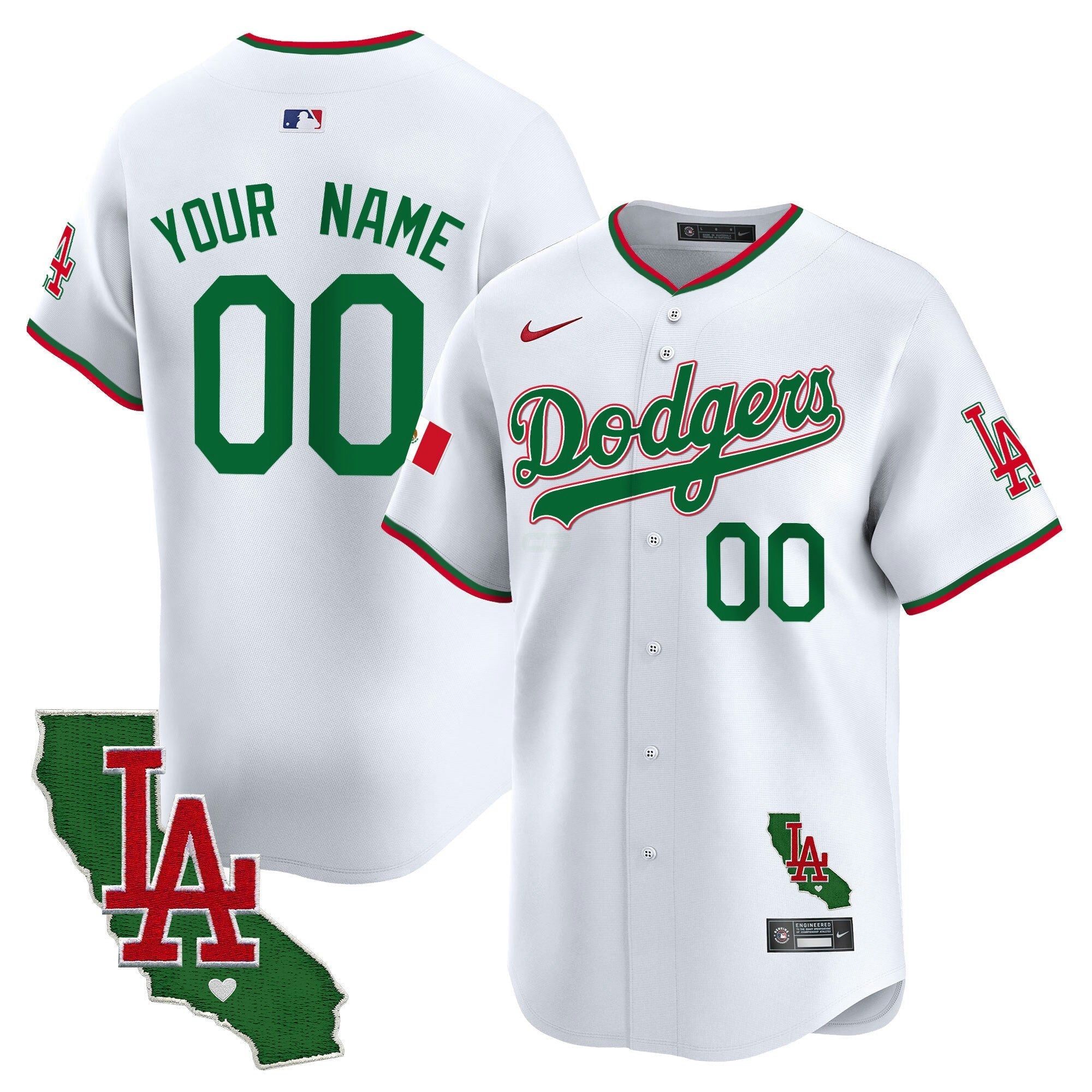 Camisa MLB Mexico California Patch Vapor Premier Limited Jersey V4