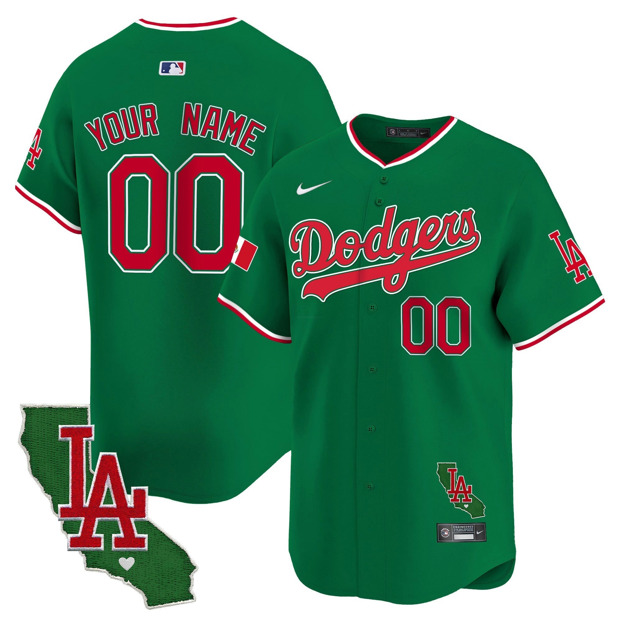 Camisa MLB Mexico California Patch Vapor Premier Limited Jersey V4
