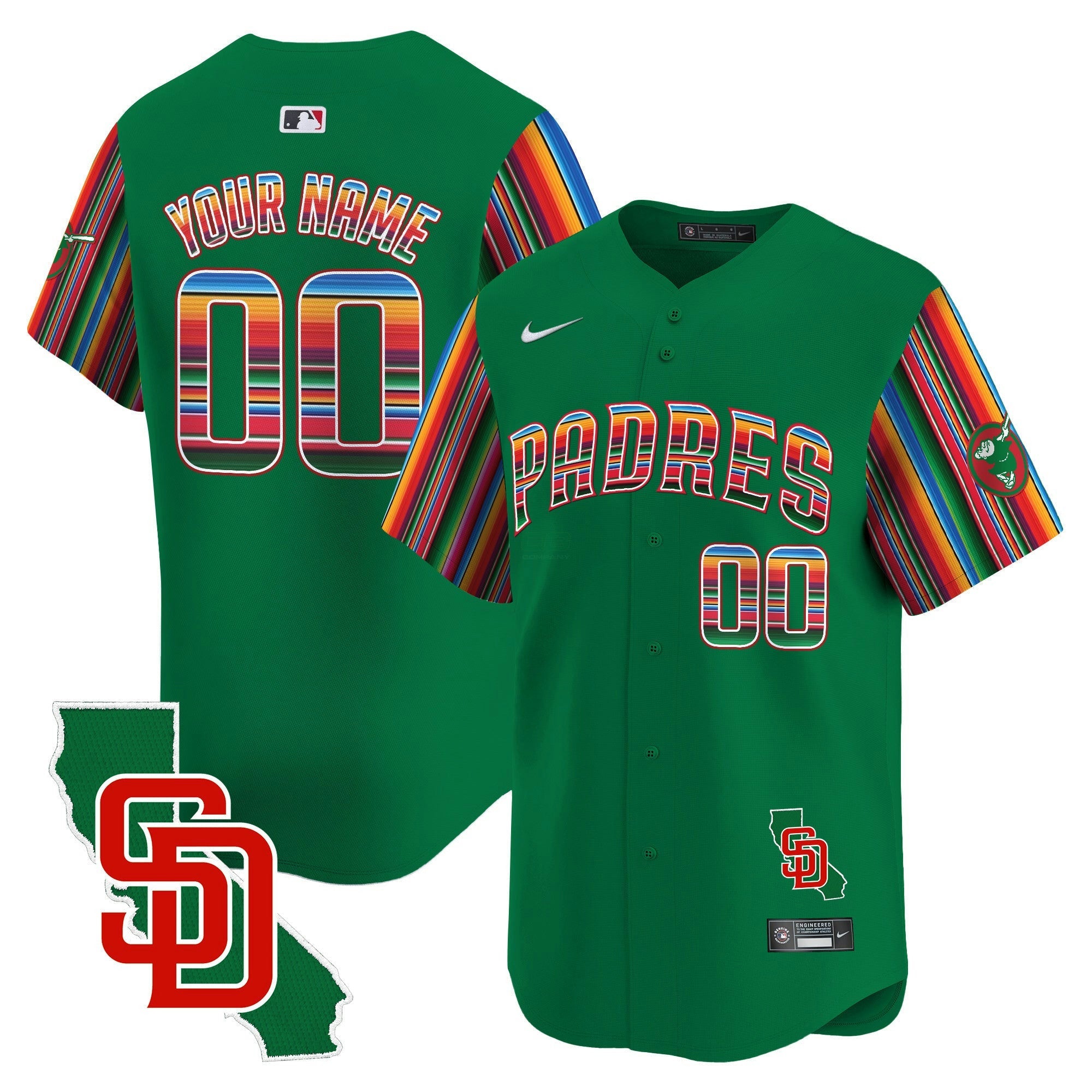 Camisa MLB Mexico California Patch Vapor Premier Limited Jersey V6