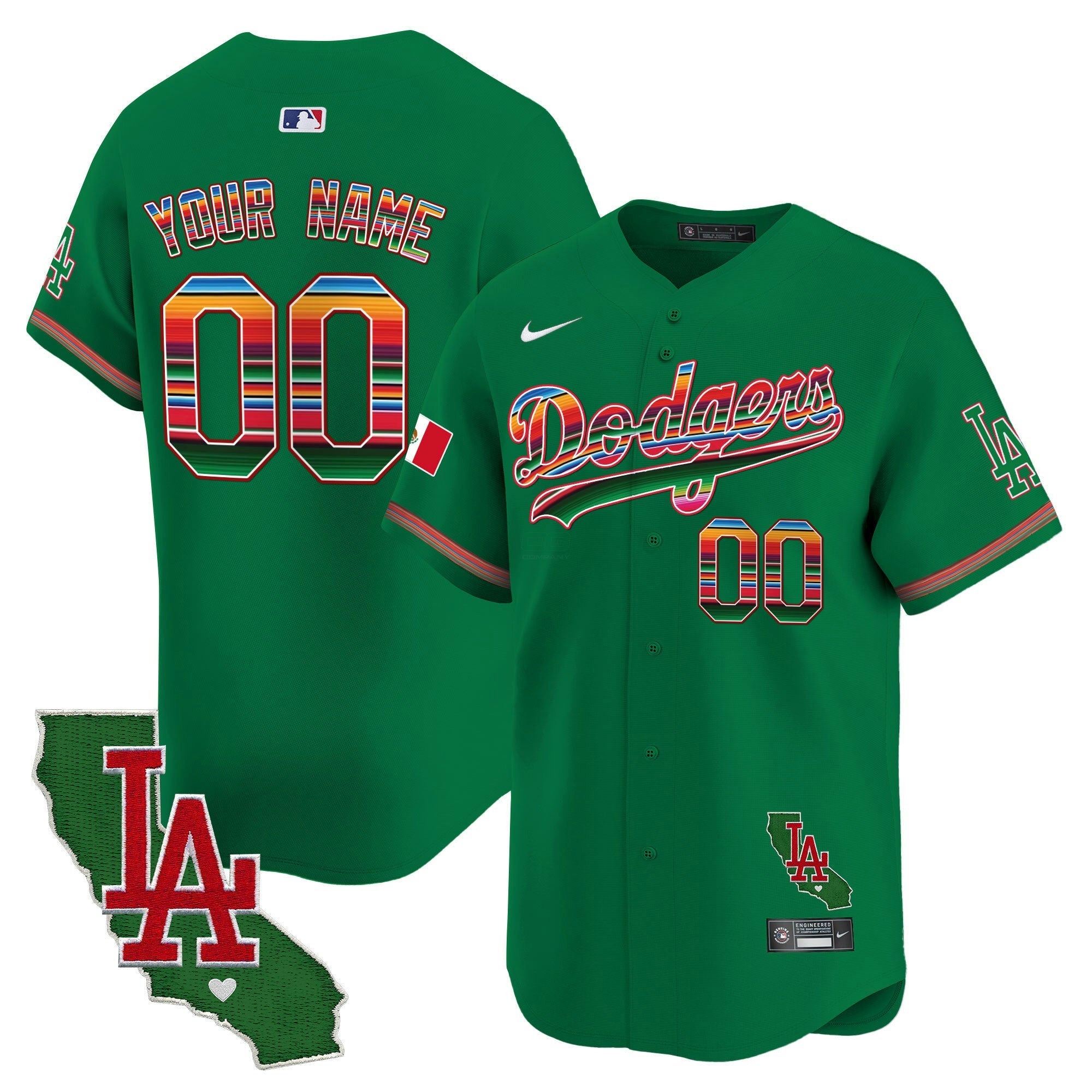 Camisa MLB Mexico California Patch Vapor Premier Limited Jersey