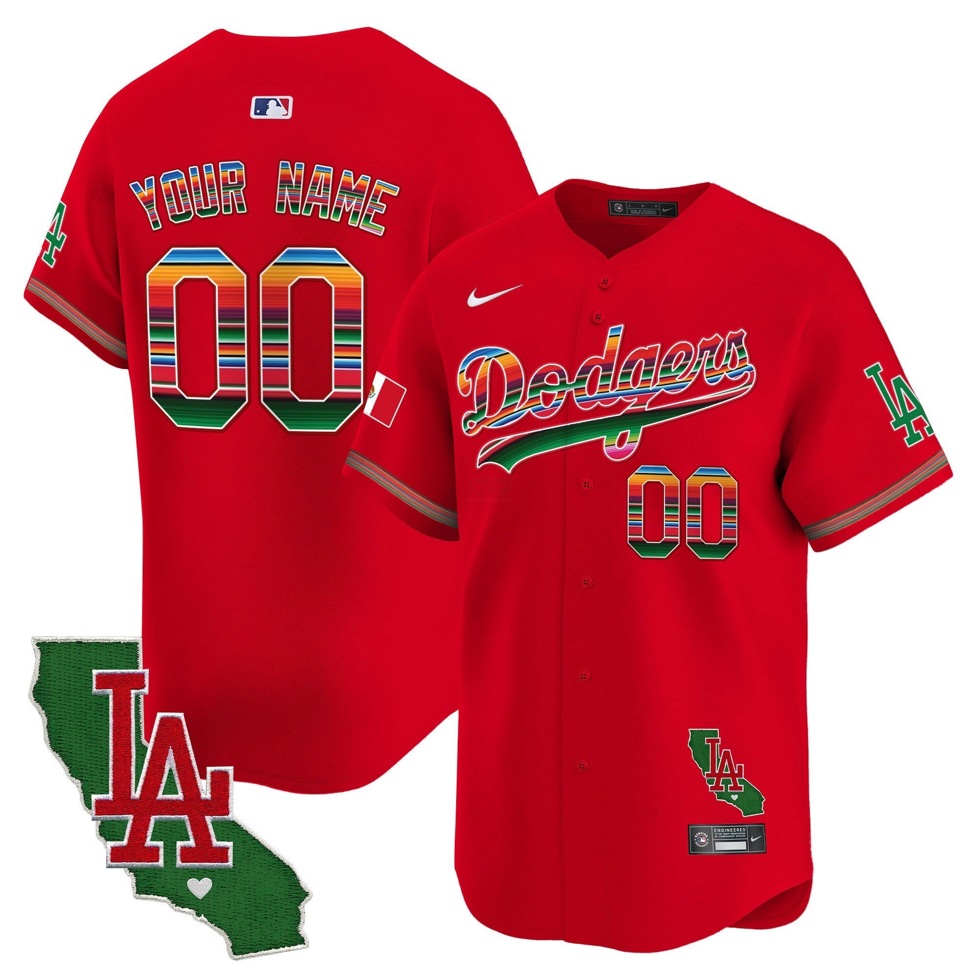 Camisa MLB Mexico California Patch Vapor Premier Limited Jersey