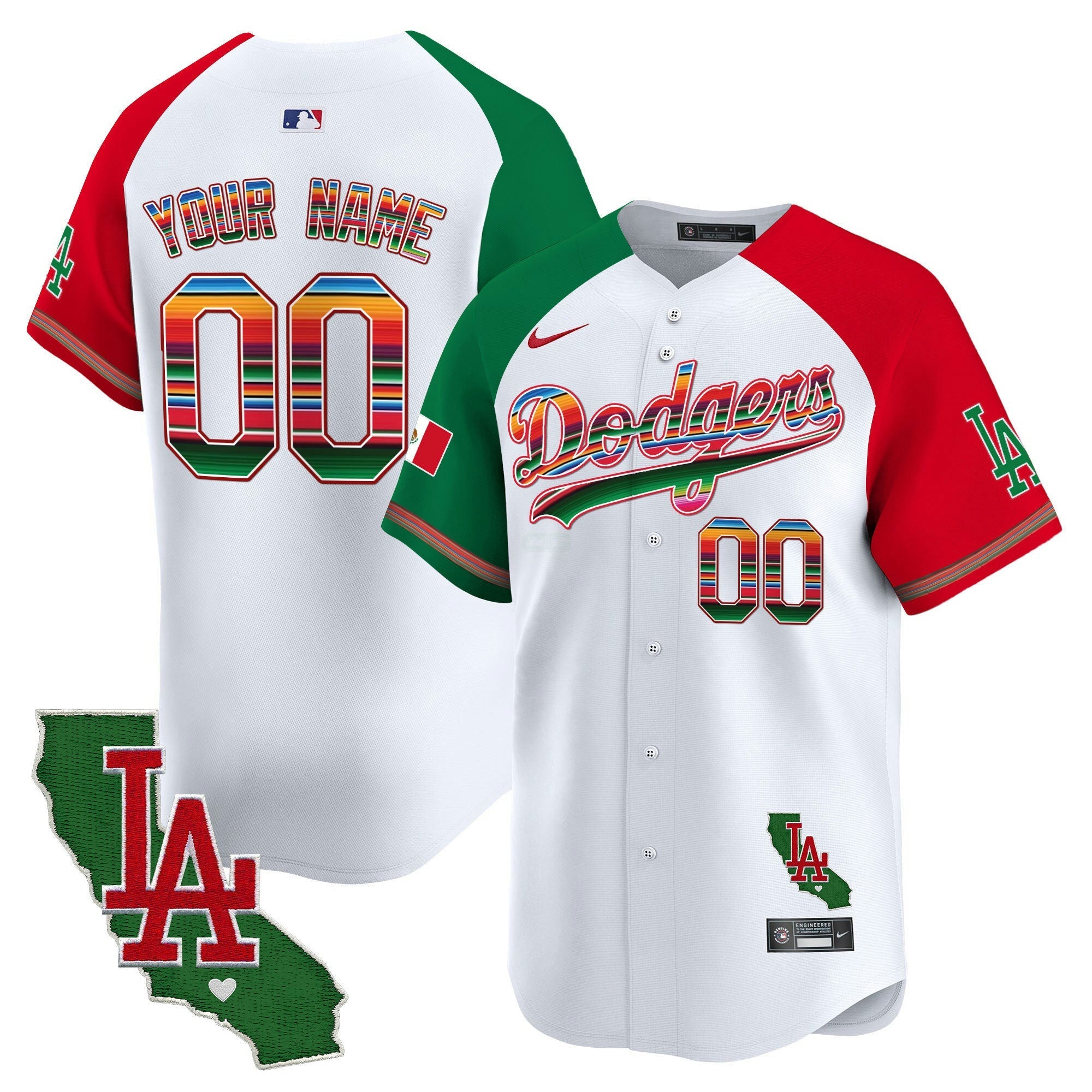 Camisa MLB Mexico California Patch Vapor Premier Limited Jersey
