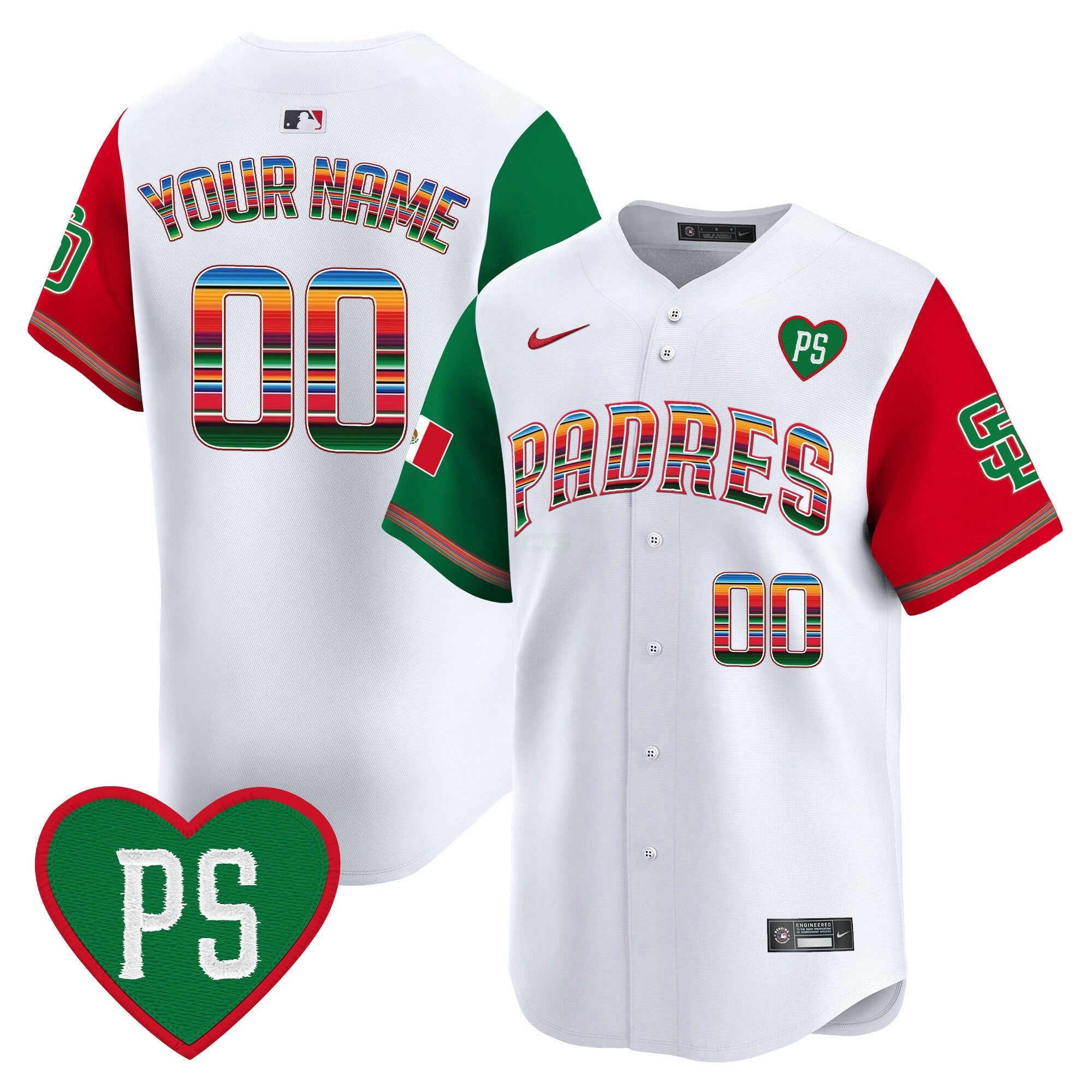 Camisa MLB Mexico “For Peter” Patch Vapor Premier Limited Jersey