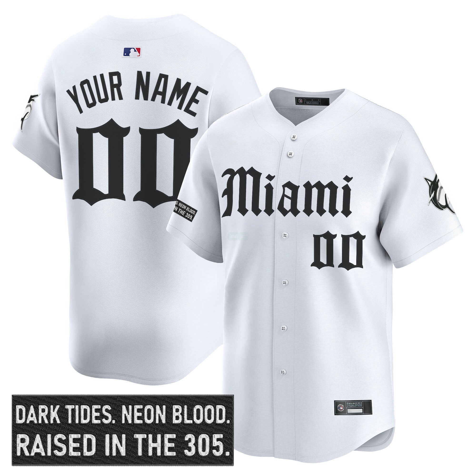 Camisa MLB Miami ‘Gothic Vice Edition’ Vapor Premier Limited Jersey