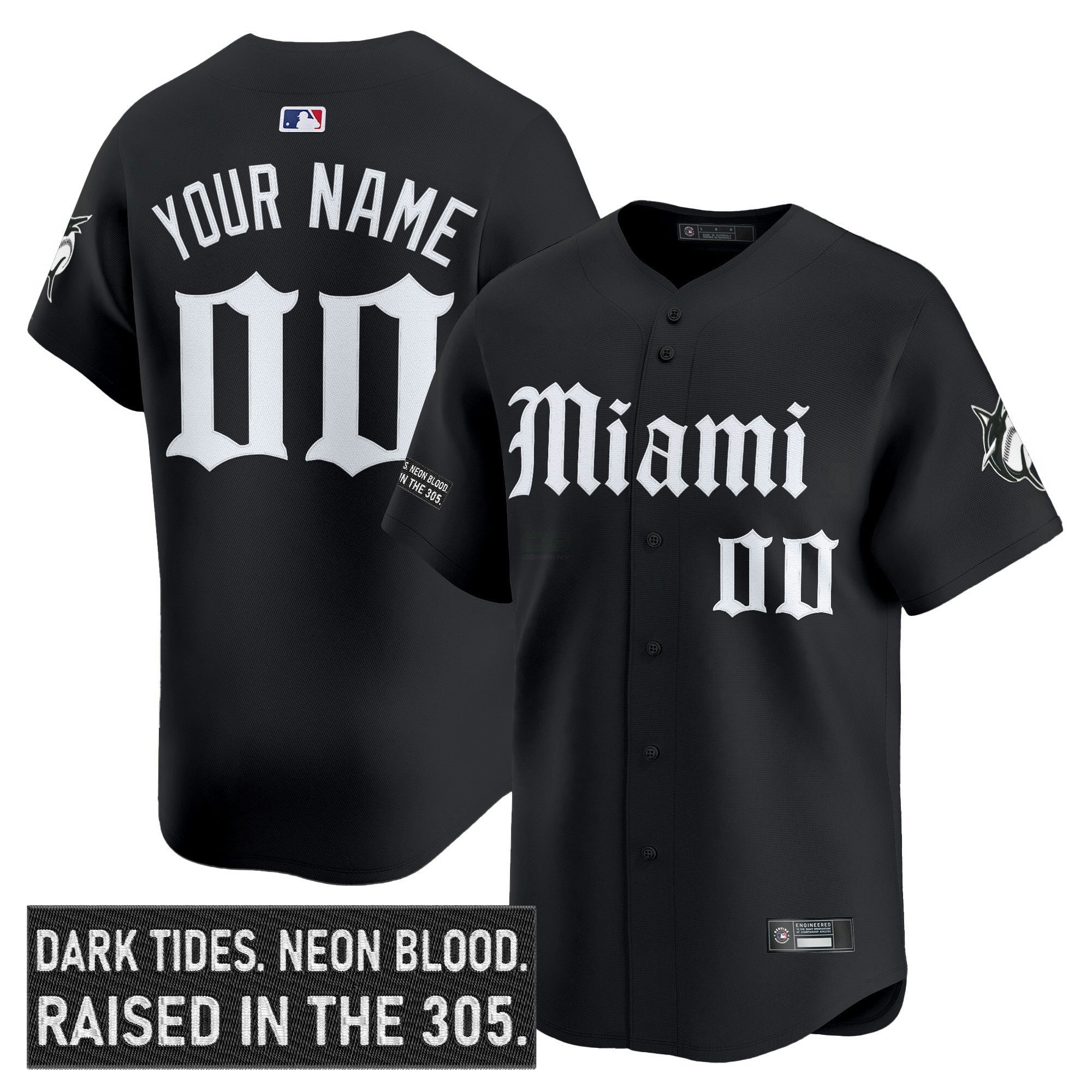 Camisa MLB Miami ‘Gothic Vice Edition’ Vapor Premier Limited Jersey