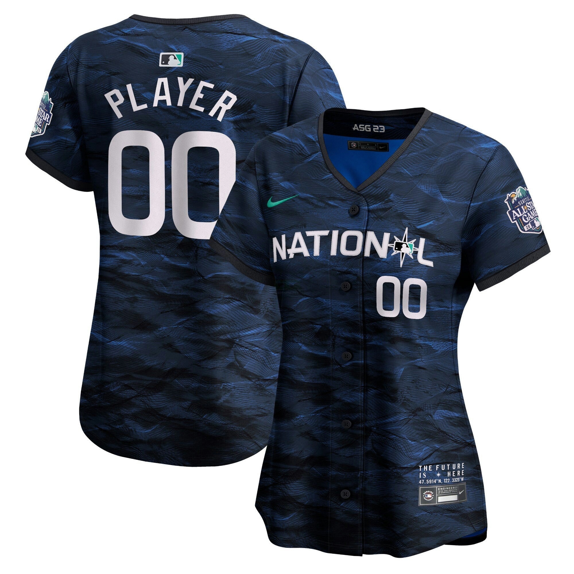Camisa MLB National League 2023 All-Star Game Azul Royal Jersey