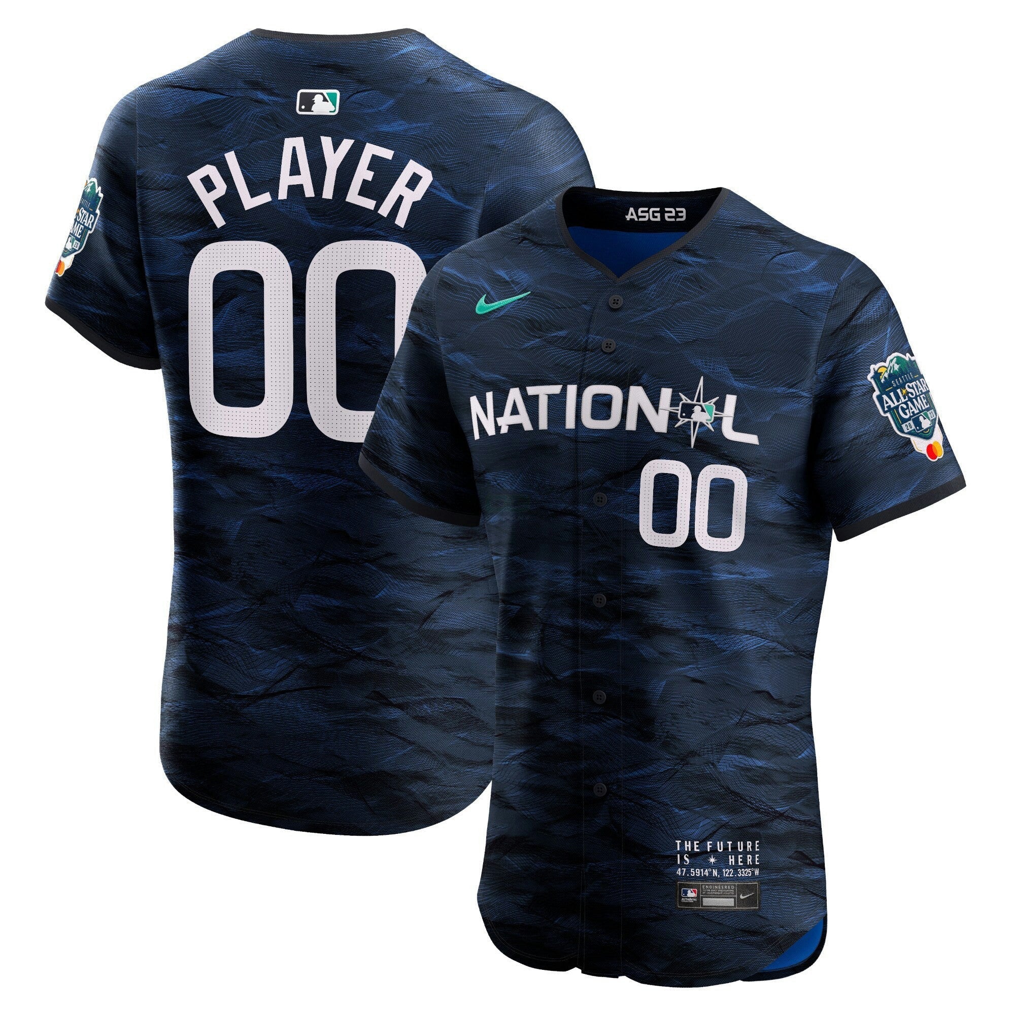 Camisa MLB National League 2023 All-Star Game Azul Royal Jersey