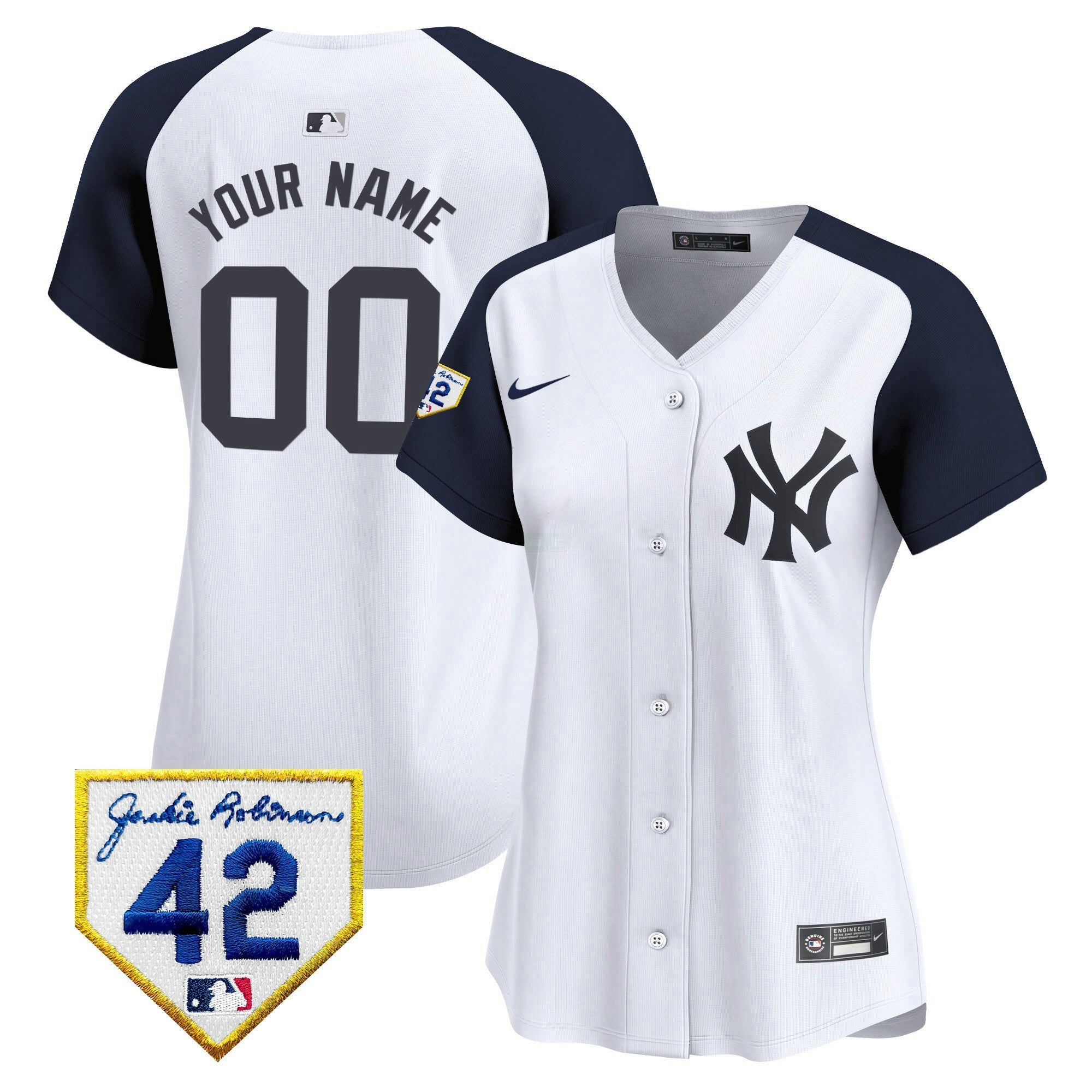 Camisa MLB New York 2024 Jackie Robinson Patch Vapor Premier Limited Jersey