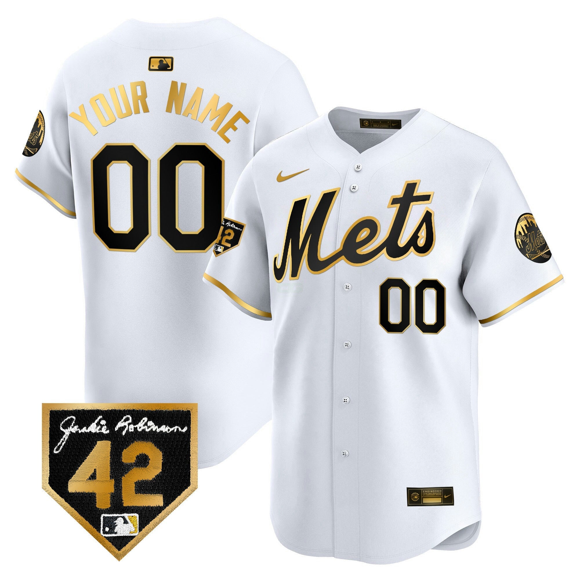Camisa MLB New York 2024 Jackie Robinson Patch Vapor Premier Limited Jersey
