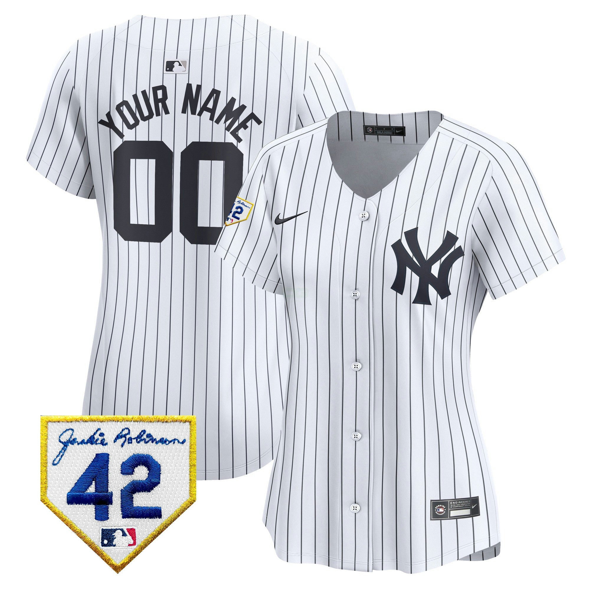 Camisa MLB New York 2024 Jackie Robinson Patch Vapor Premier Limited Jersey