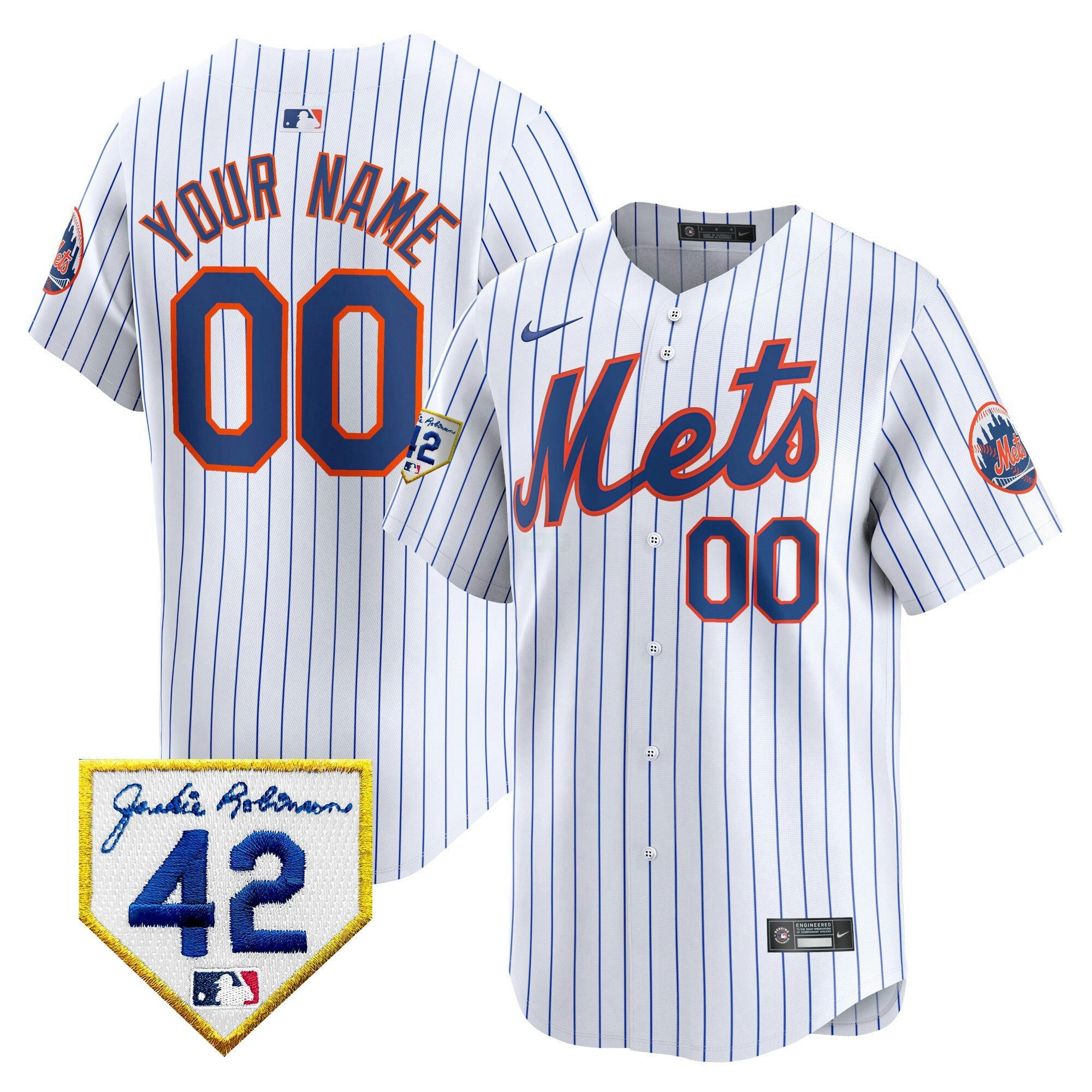 Camisa MLB New York 2024 Jackie Robinson Patch Vapor Premier Limited Jersey