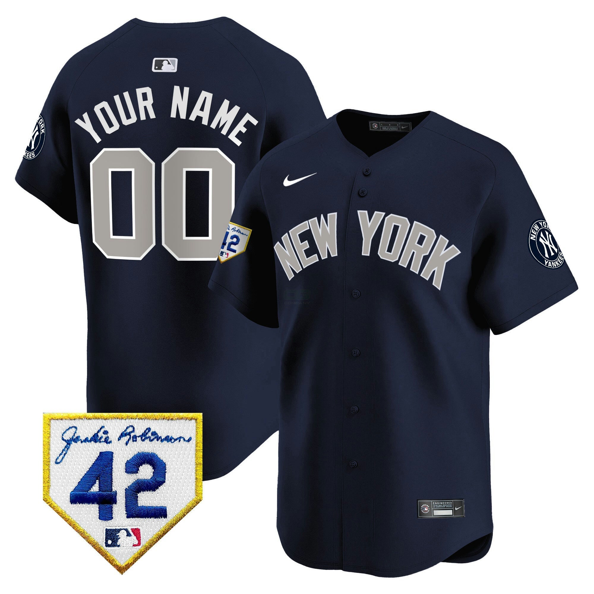 Camisa MLB New York 2024 Jackie Robinson Patch Vapor Premier Limited Jersey