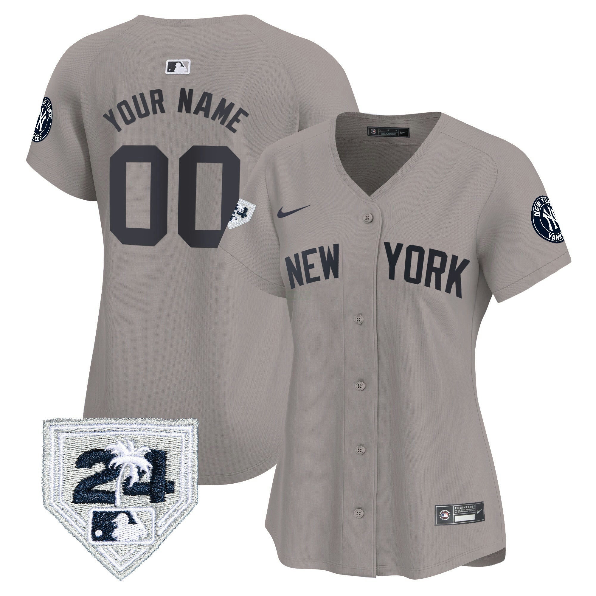 Camisa MLB New York 2024 Spring Training Patch Vapor Premier Elite Jersey V2