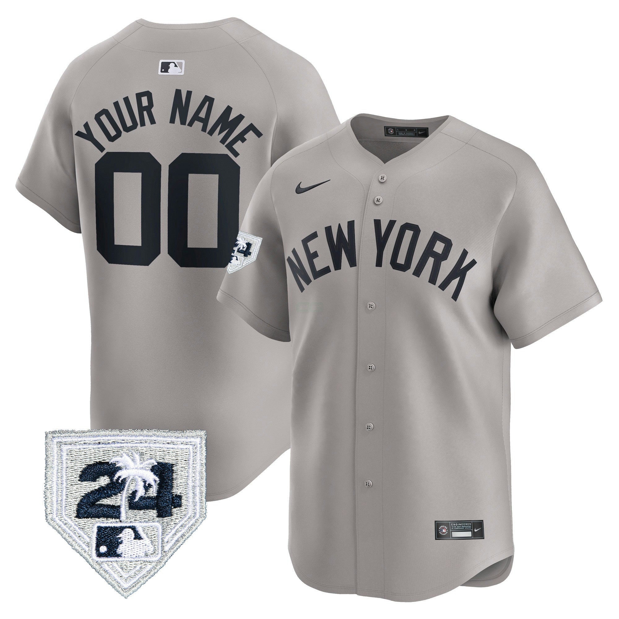 Camisa MLB New York 2024 Spring Training Patch Vapor Premier Limited Jersey