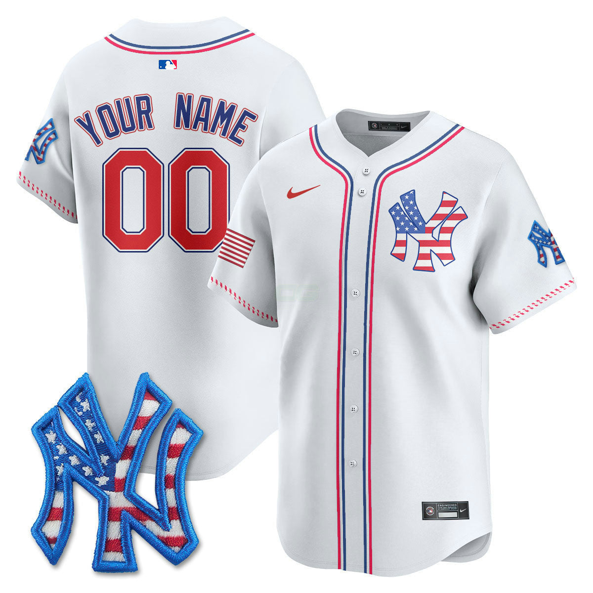 Camisa MLB New York 2025 Fourth of July Vapor Premier Limited Jersey