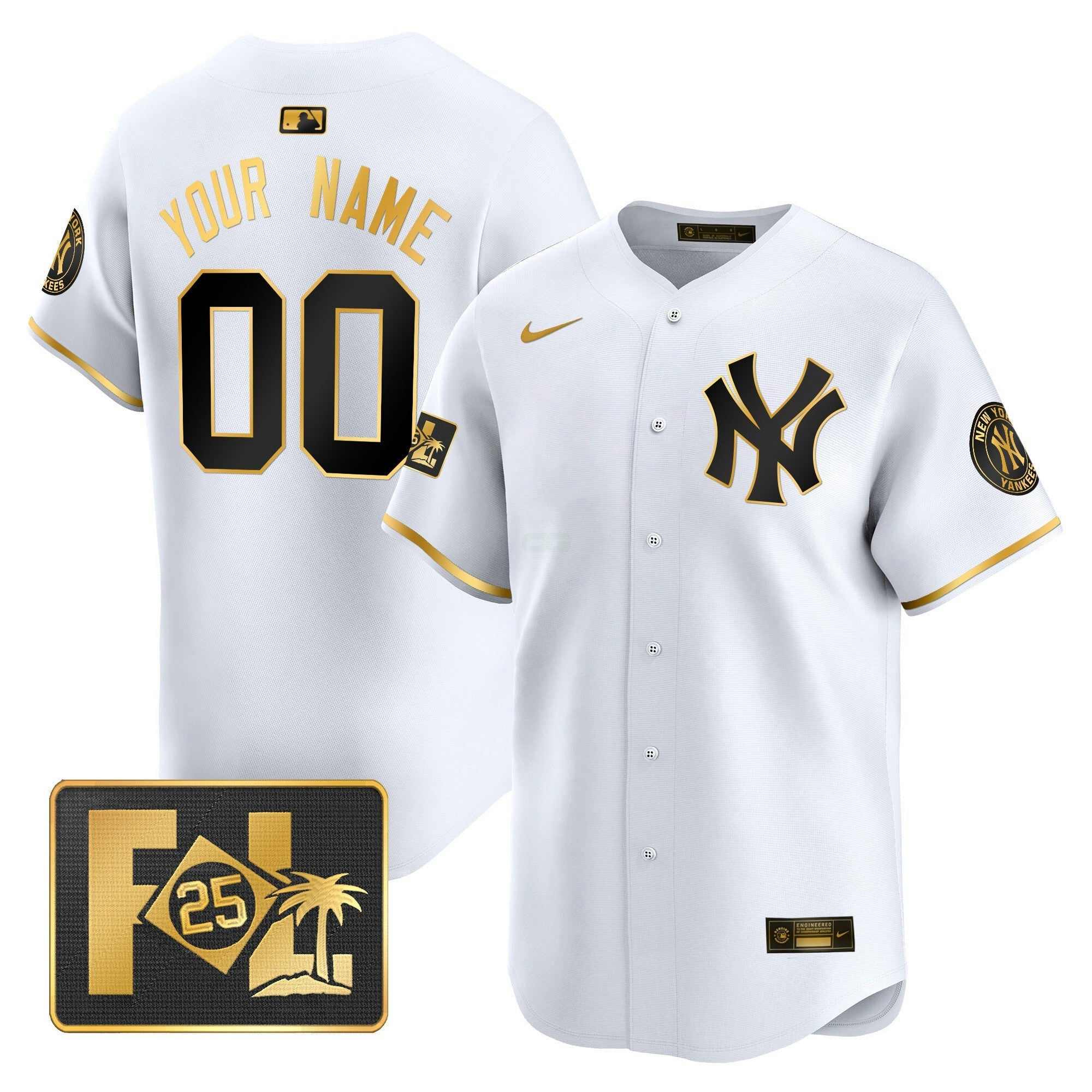 Camisa MLB New York 2025 Spring Training Patch Vapor Premier Limited Jersey