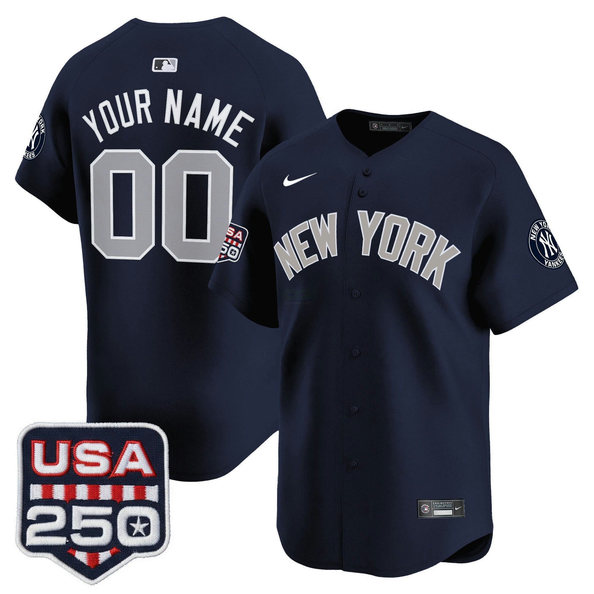 Camisa MLB New York 250America Patch Vapor Premier Limited Jersey