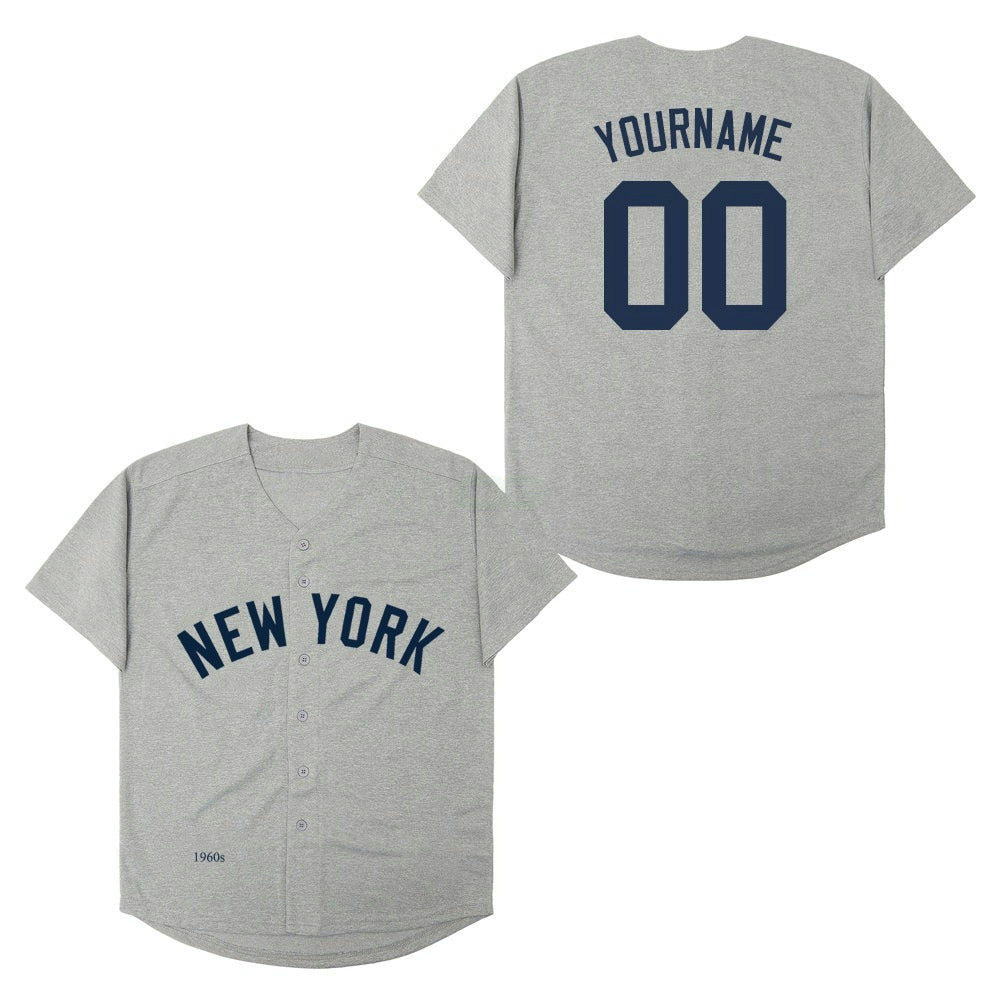 Camisa MLB New York 60s Retro Custom Jersey