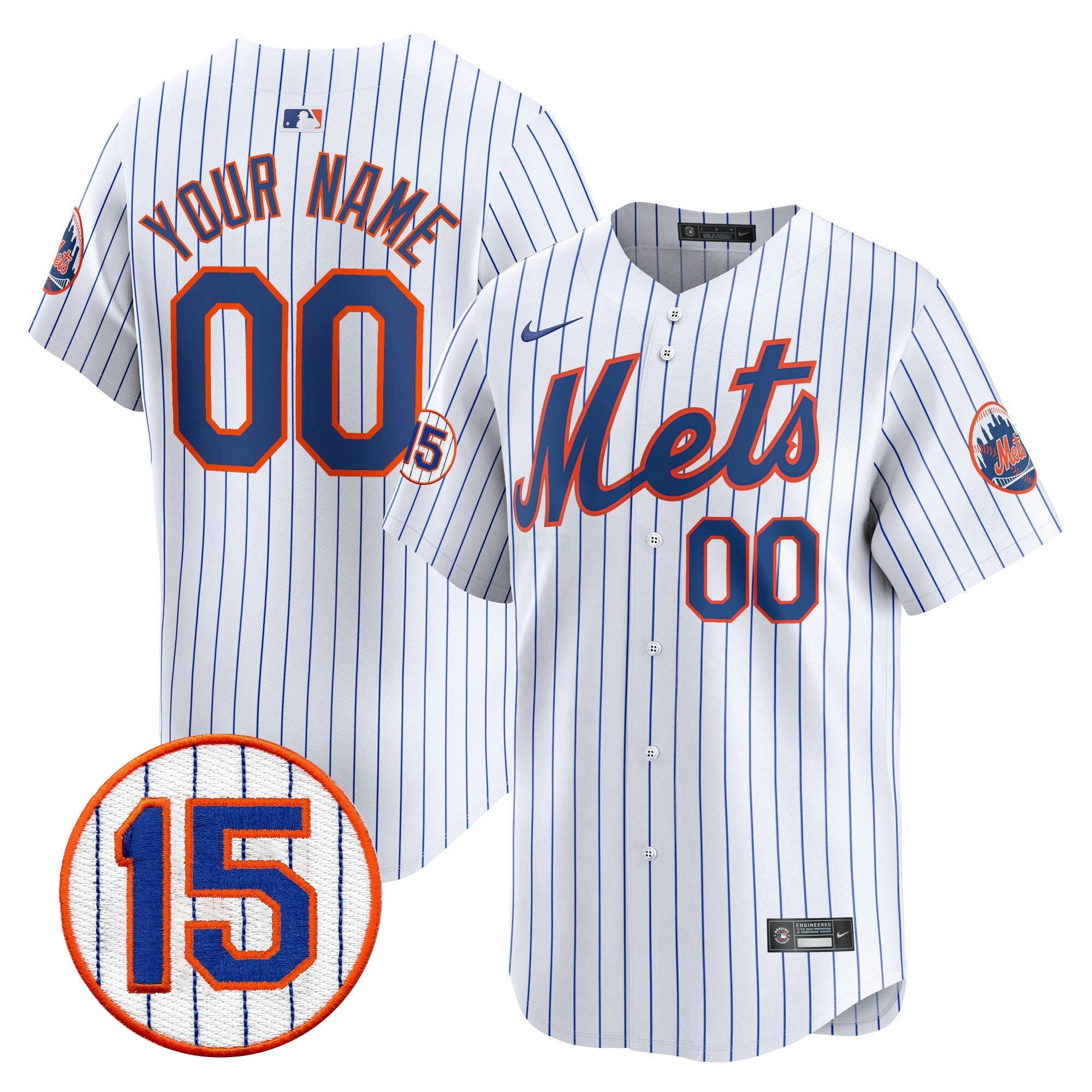 Camisa MLB New York Jerry Grote Patch Vapor Premier Limited Jersey