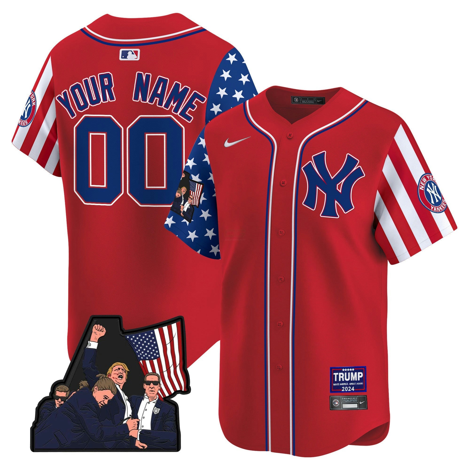Camisa MLB New York Make American Great Again Vapor Premier Limited Jersey