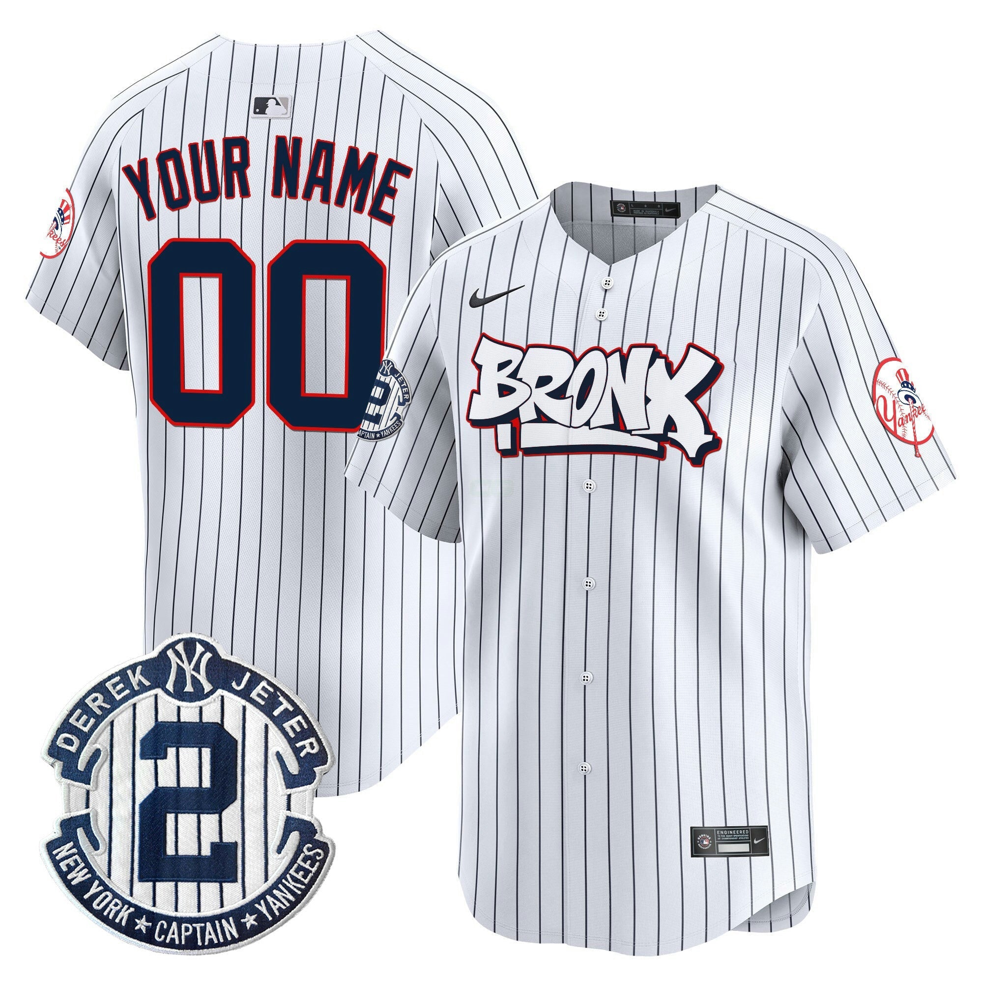 Camisa MLB New York The Bronx Graffiti Vapor Premier Limited Jersey V4