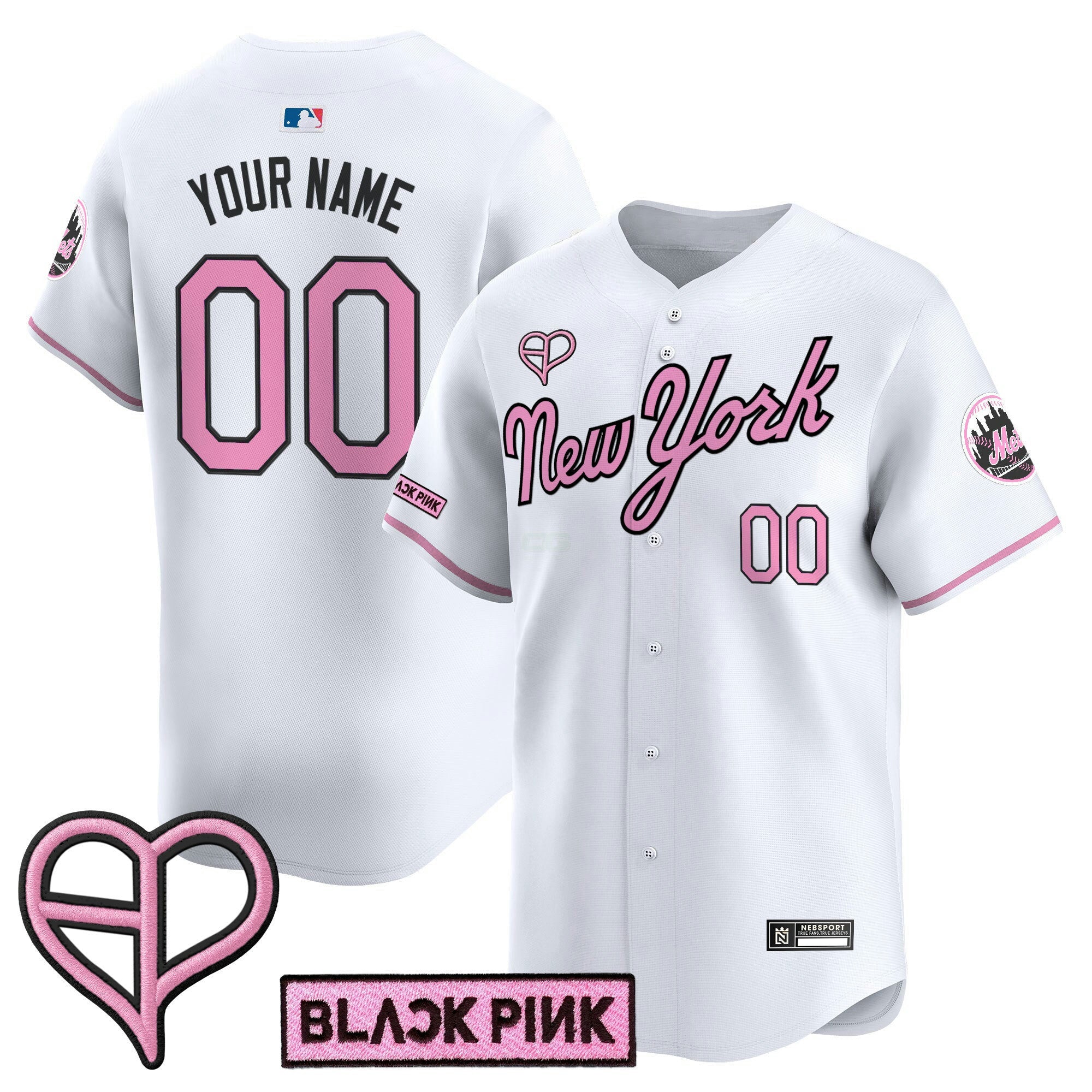 Camisa MLB New York x BLACKPINK 2025 Vapor Premier Limited Jersey