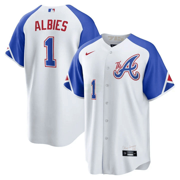 Camisa MLB Ozzie Albies Atlanta 2023 City Connect Jersey