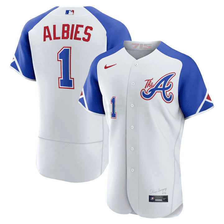Camisa MLB Ozzie Albies Atlanta 2023 City Connect Jersey