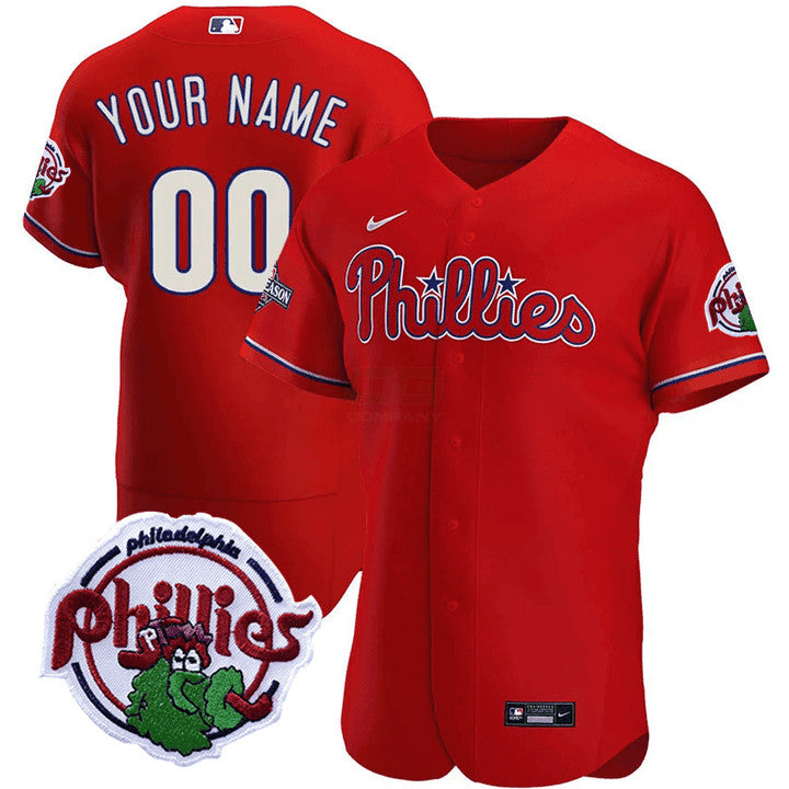 Camisa MLB Philadelphia 2023 Postseason Patch Jersey