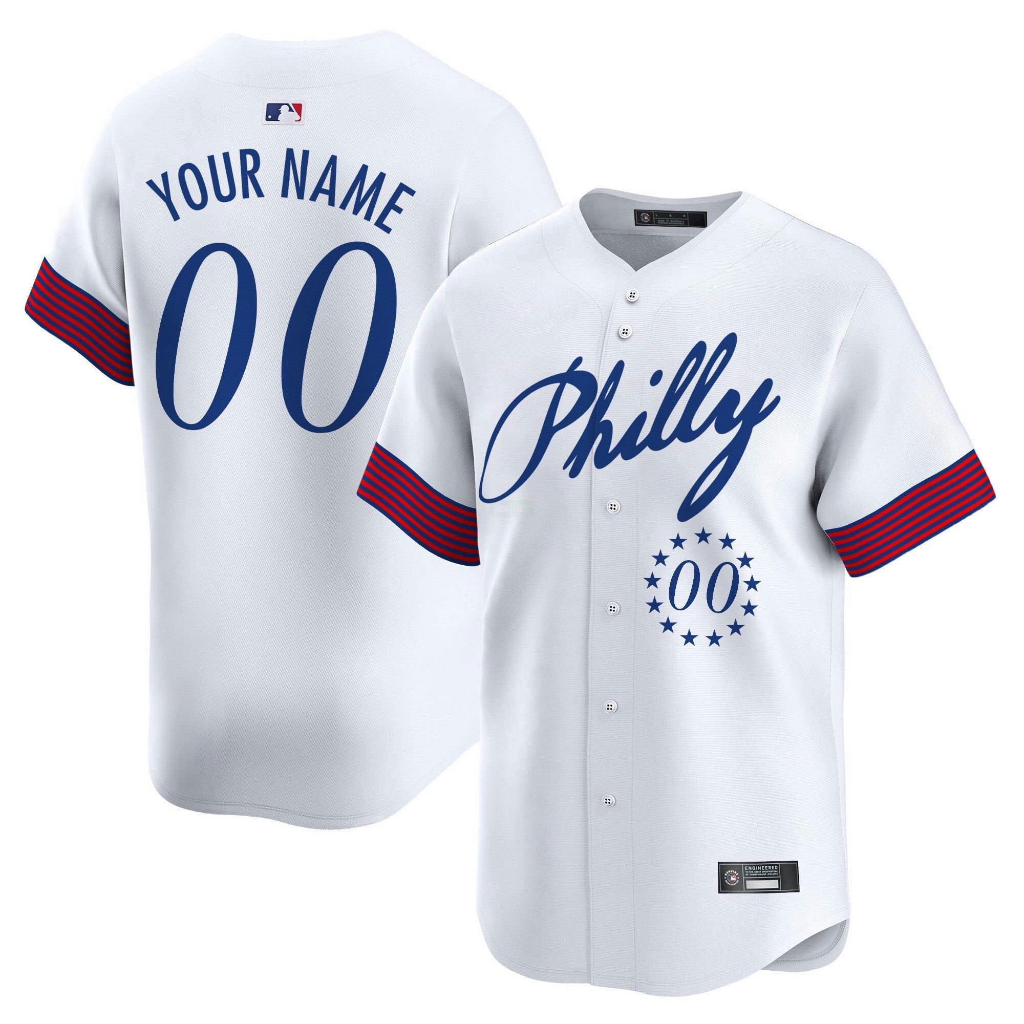Camisa MLB Philadelphia 2025 Independence Day Vapor Premier Limited Jersey V2