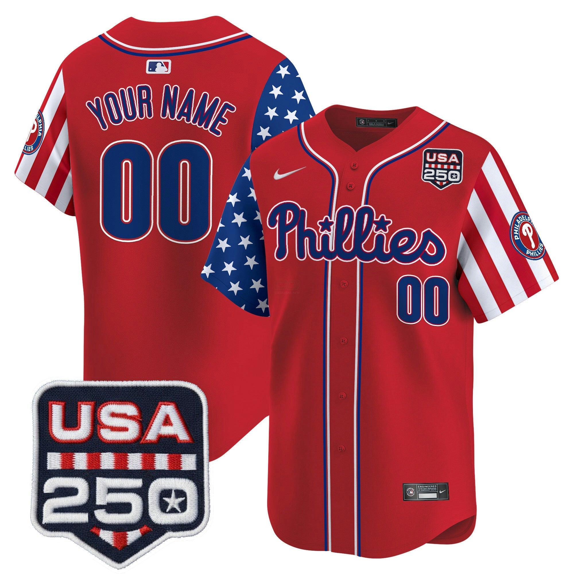 Camisa MLB Philadelphia America250 Edition Vapor Premier Limited Jersey