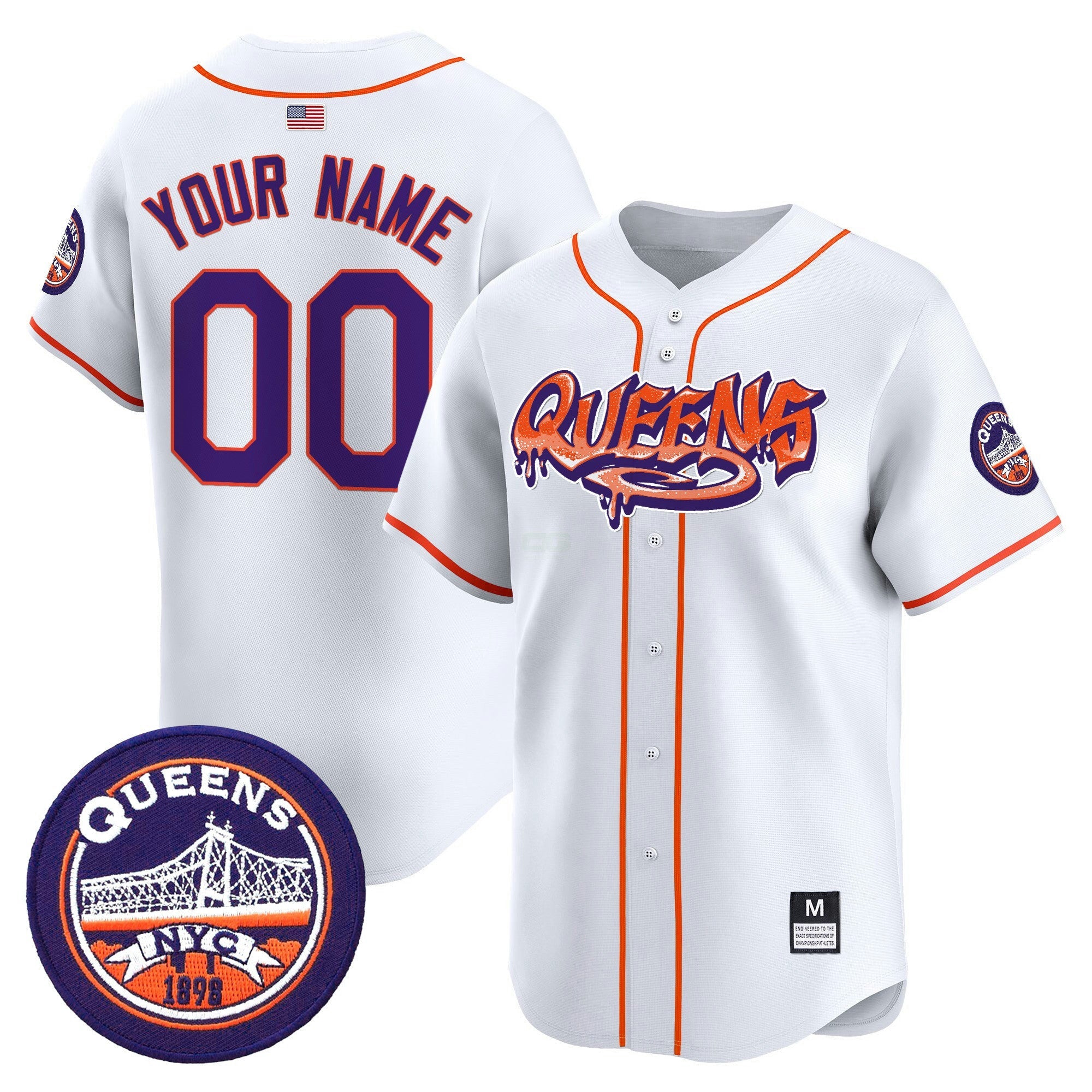 Camisa MLB Queens Graffiti Vapor Premier Limited Jersey