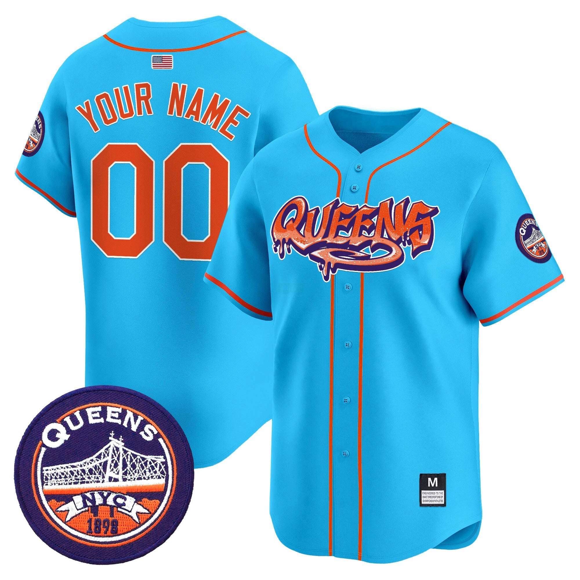 Camisa MLB Queens Graffiti Vapor Premier Limited Jersey