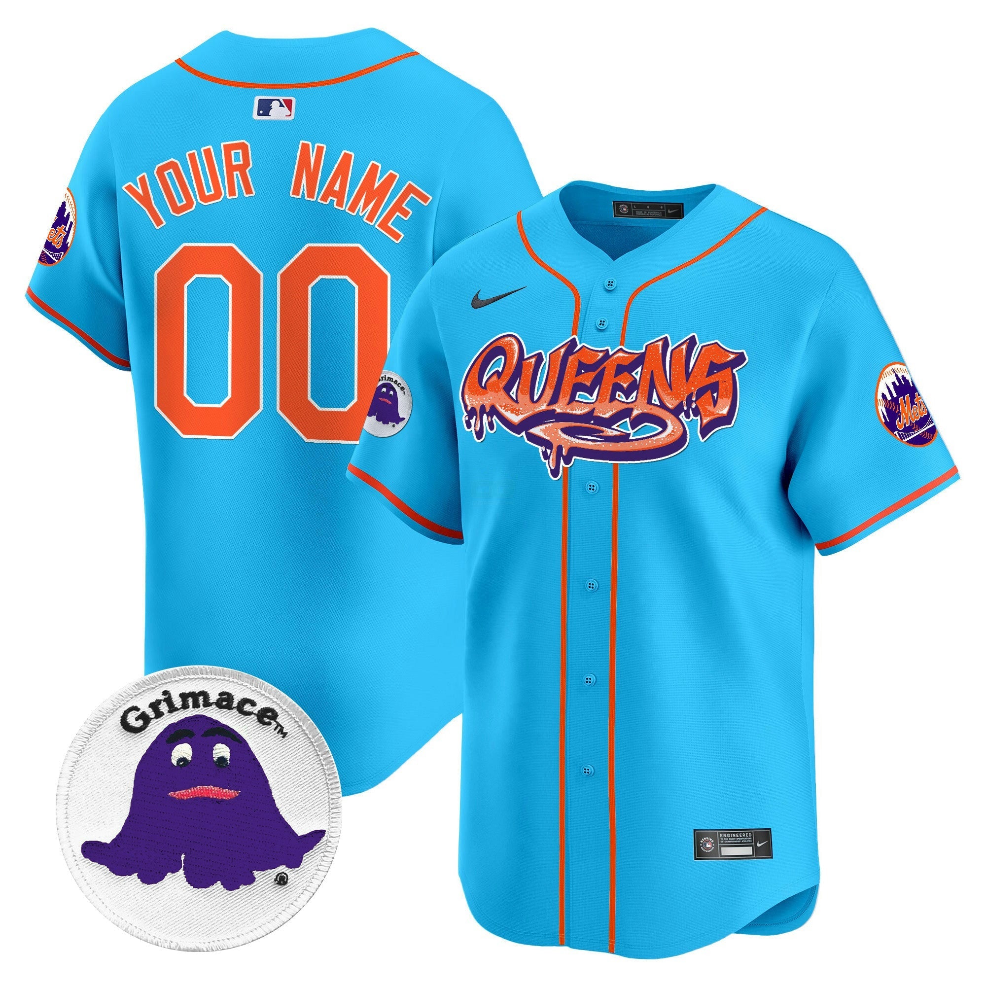 Camisa MLB Queens Graffiti Vapor Premier Limited Jersey