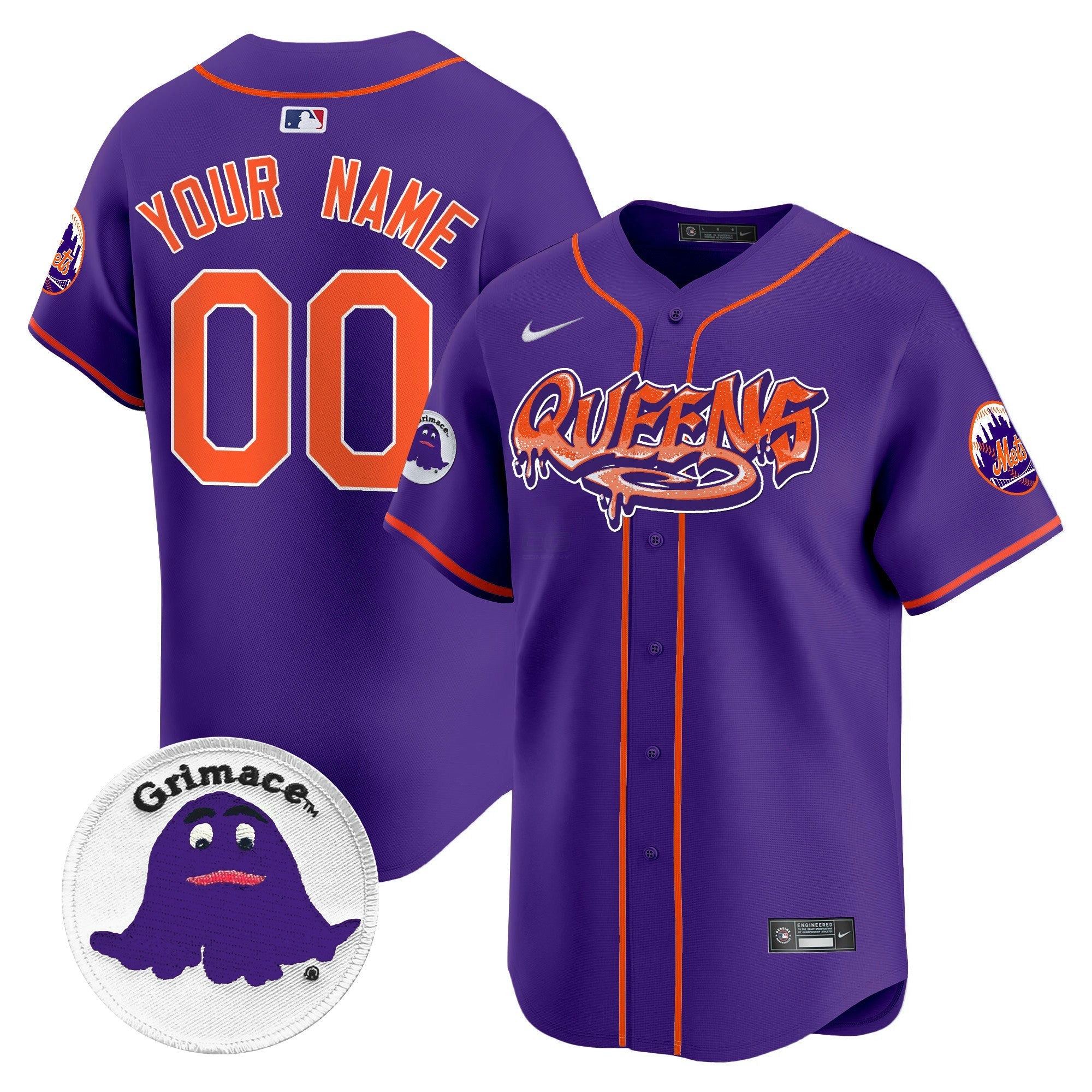 Camisa MLB Queens Graffiti Vapor Premier Limited Jersey