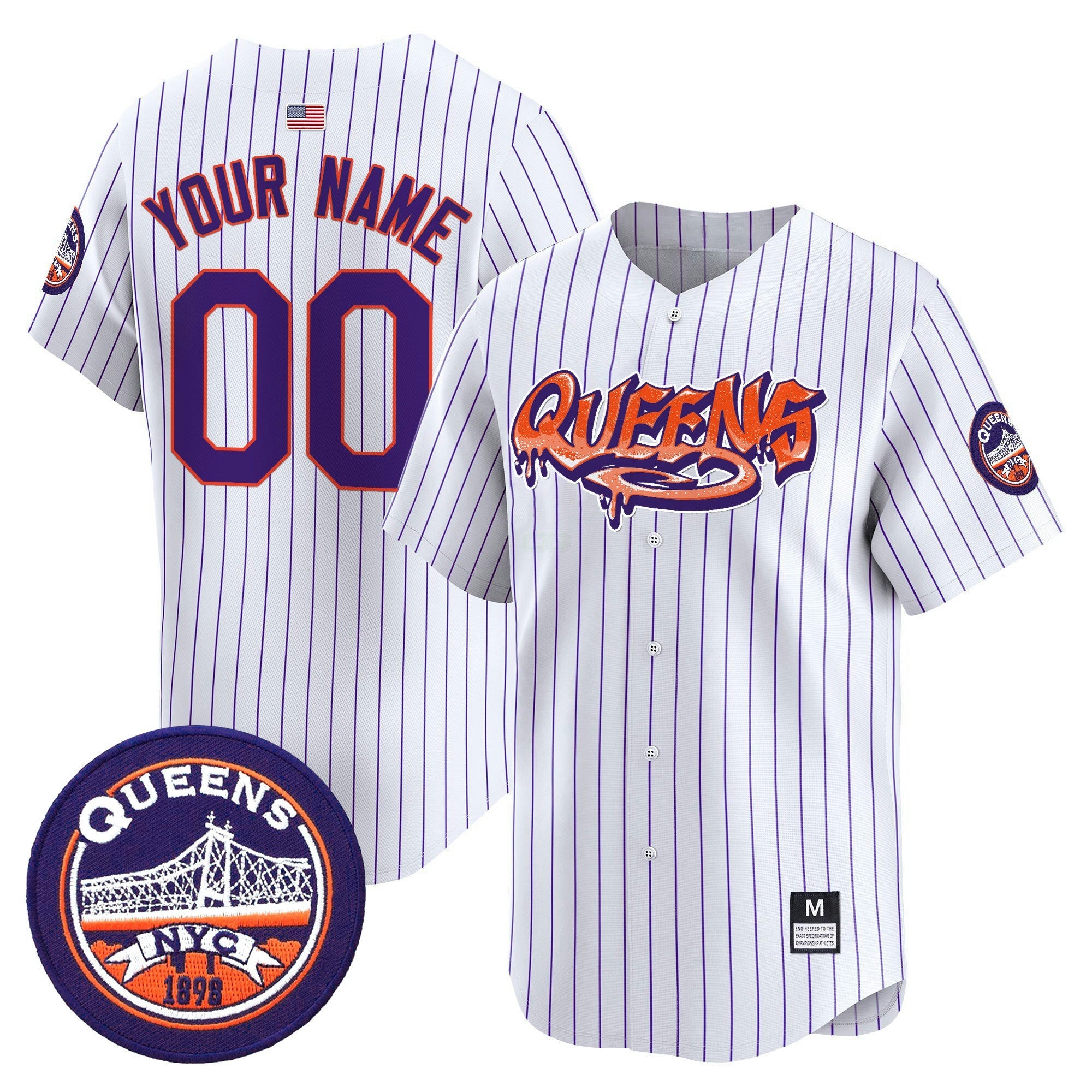 Camisa MLB Queens Graffiti Vapor Premier Limited Jersey