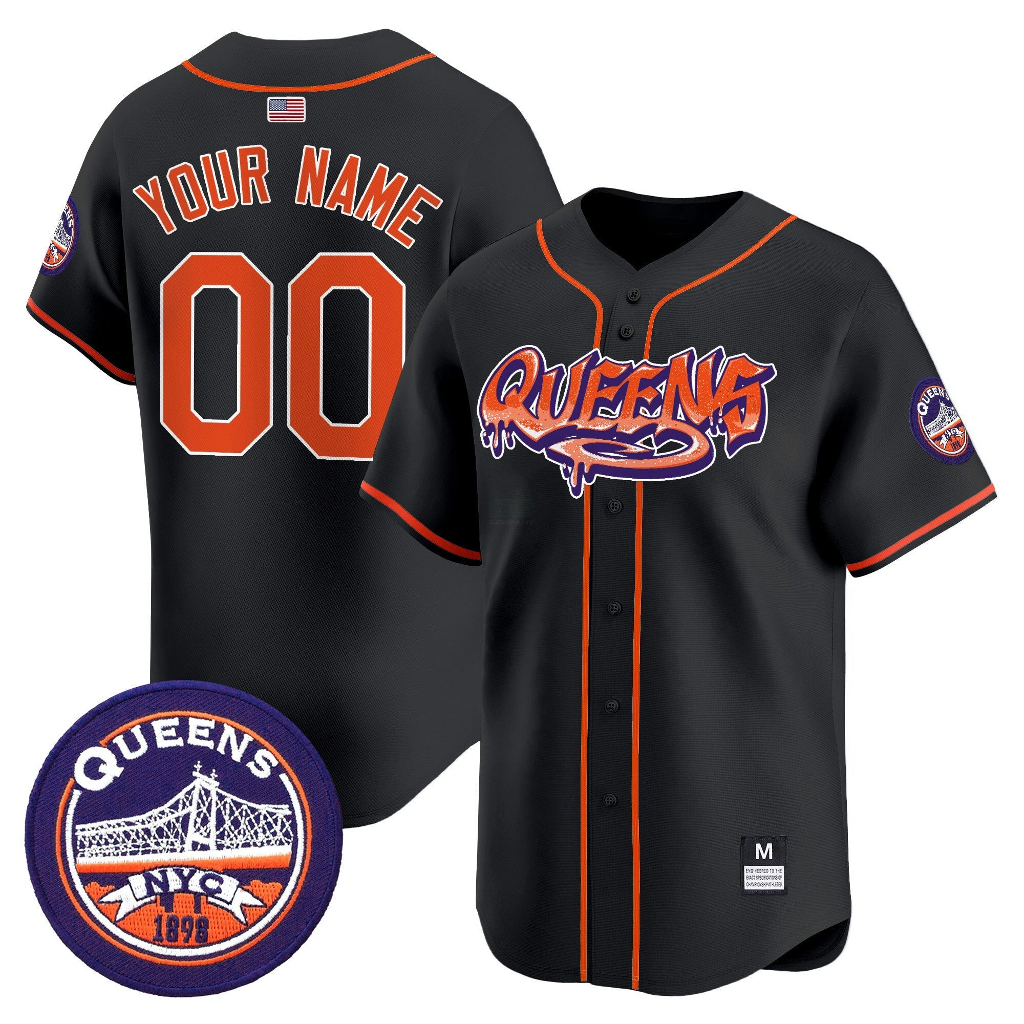 Camisa MLB Queens Graffiti Vapor Premier Limited Jersey