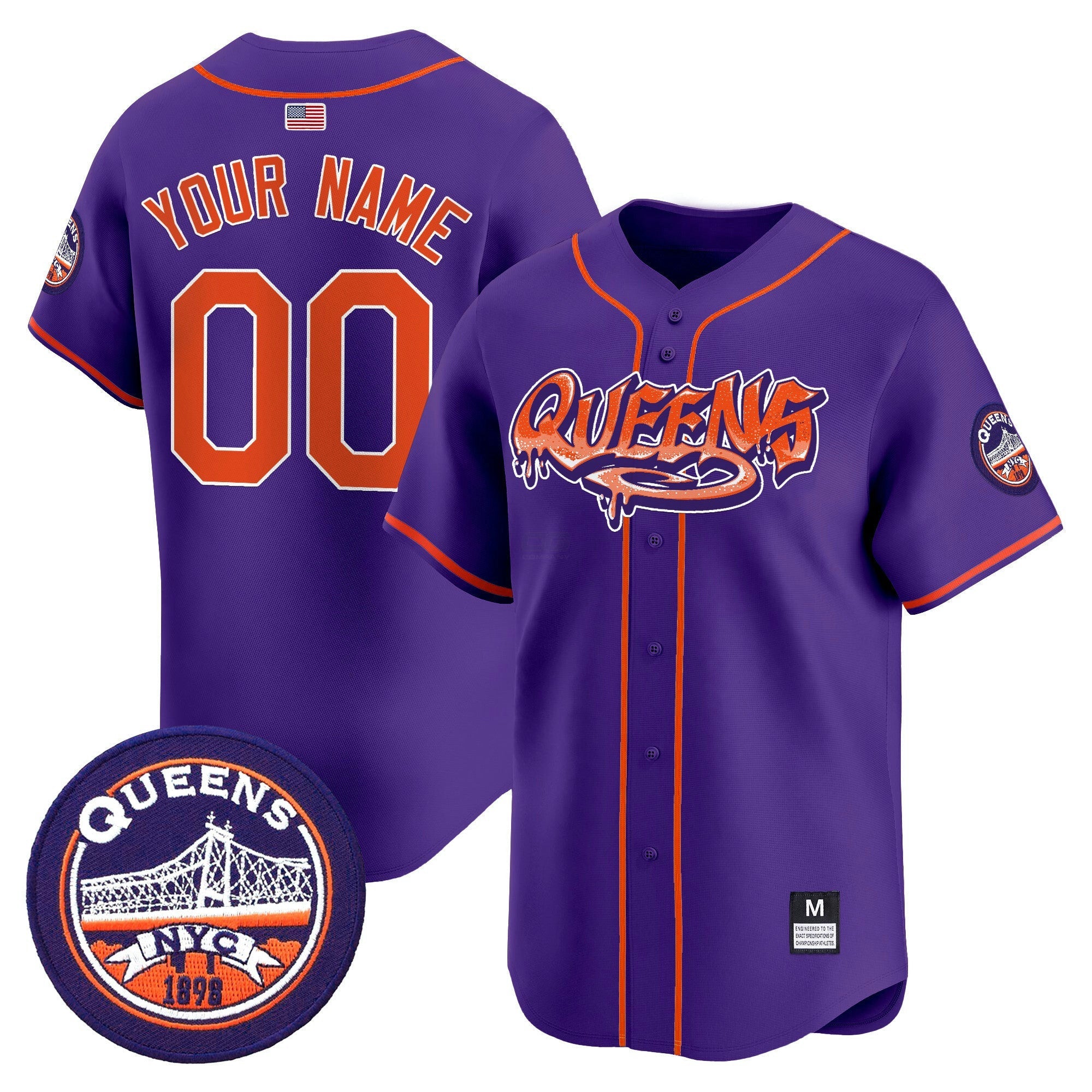 Camisa MLB Queens Graffiti Vapor Premier Limited Jersey