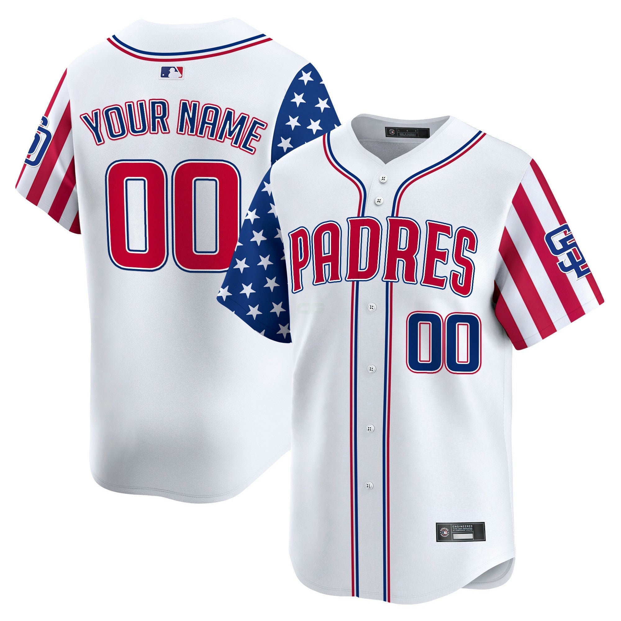 Camisa MLB San Diego 2025 Independence Day Vapor Premier Limited Jersey