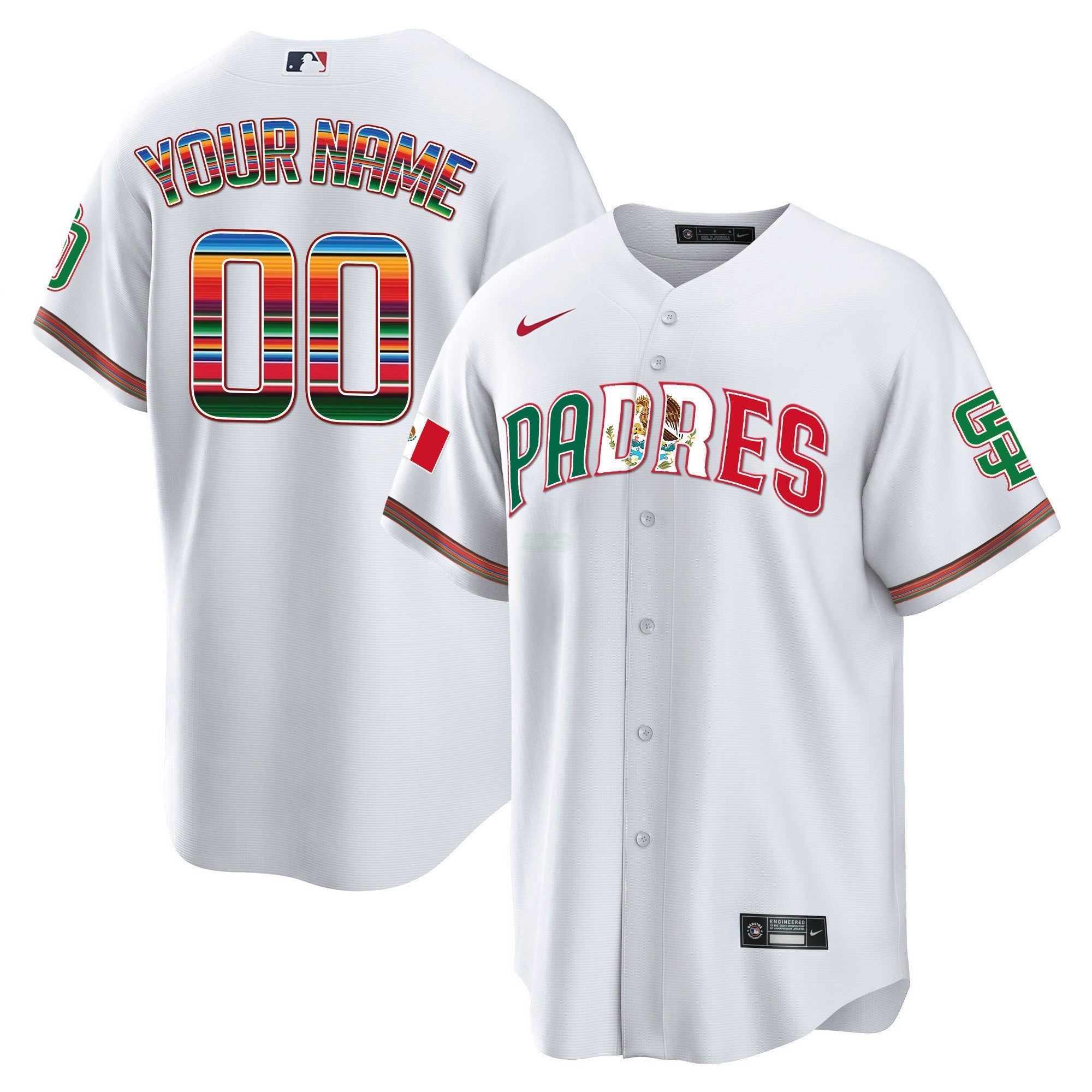Camisa MLB San Diego Mexico Cool Base Limited Jersey V2