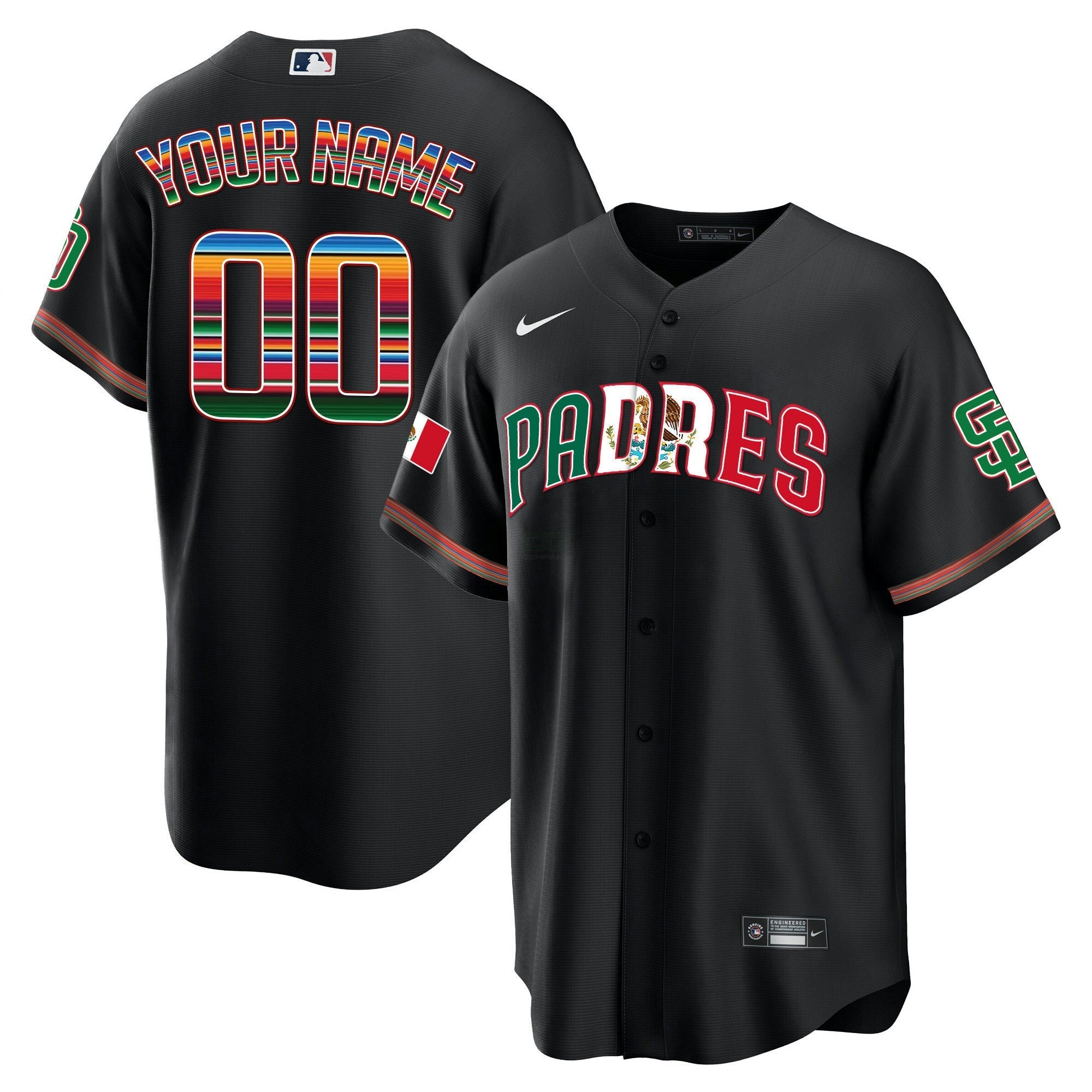 Camisa MLB San Diego Mexico Cool Base Limited Jersey V2