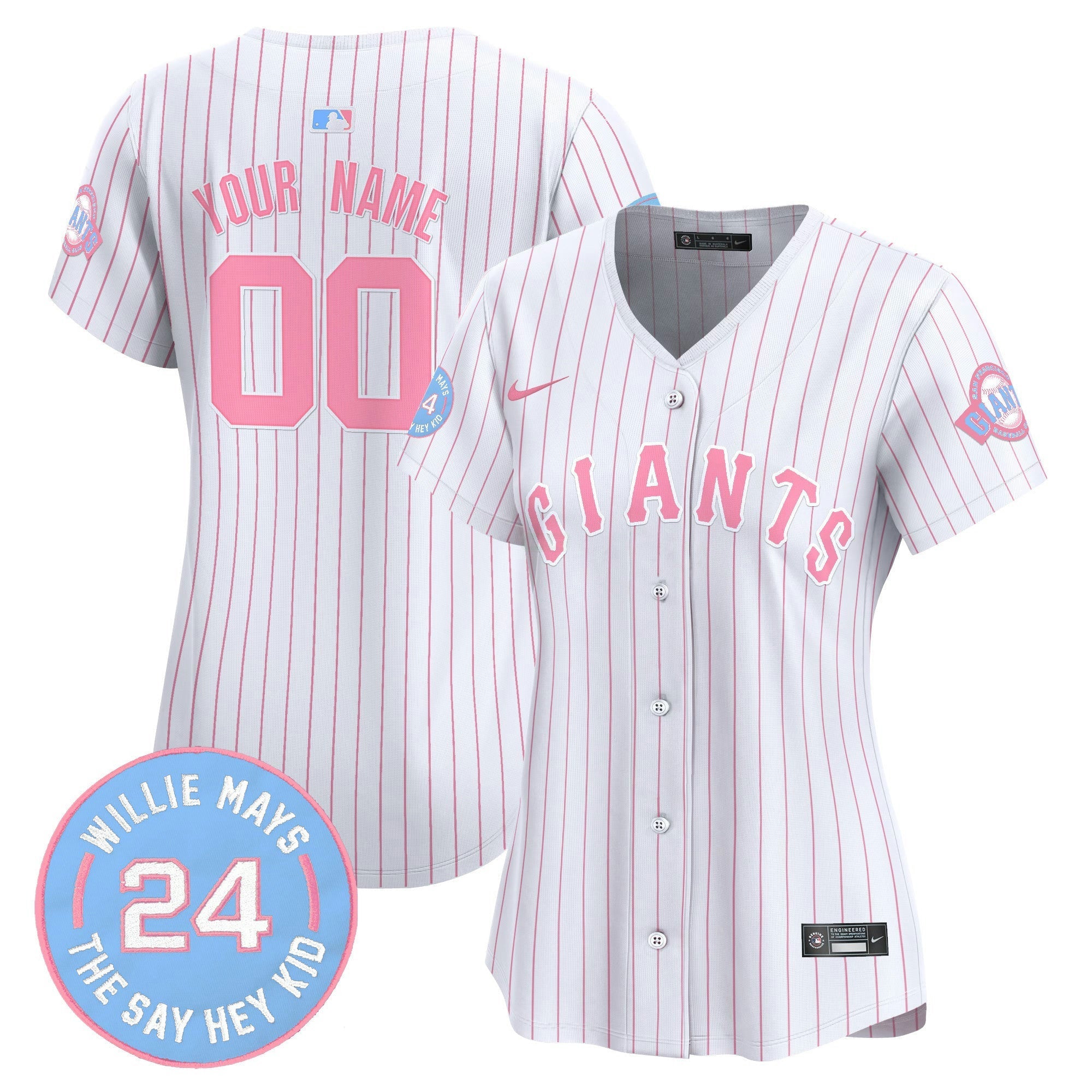 Camisa MLB San Francisco Bubblegum Pink Vapor Premier Limited Jersey