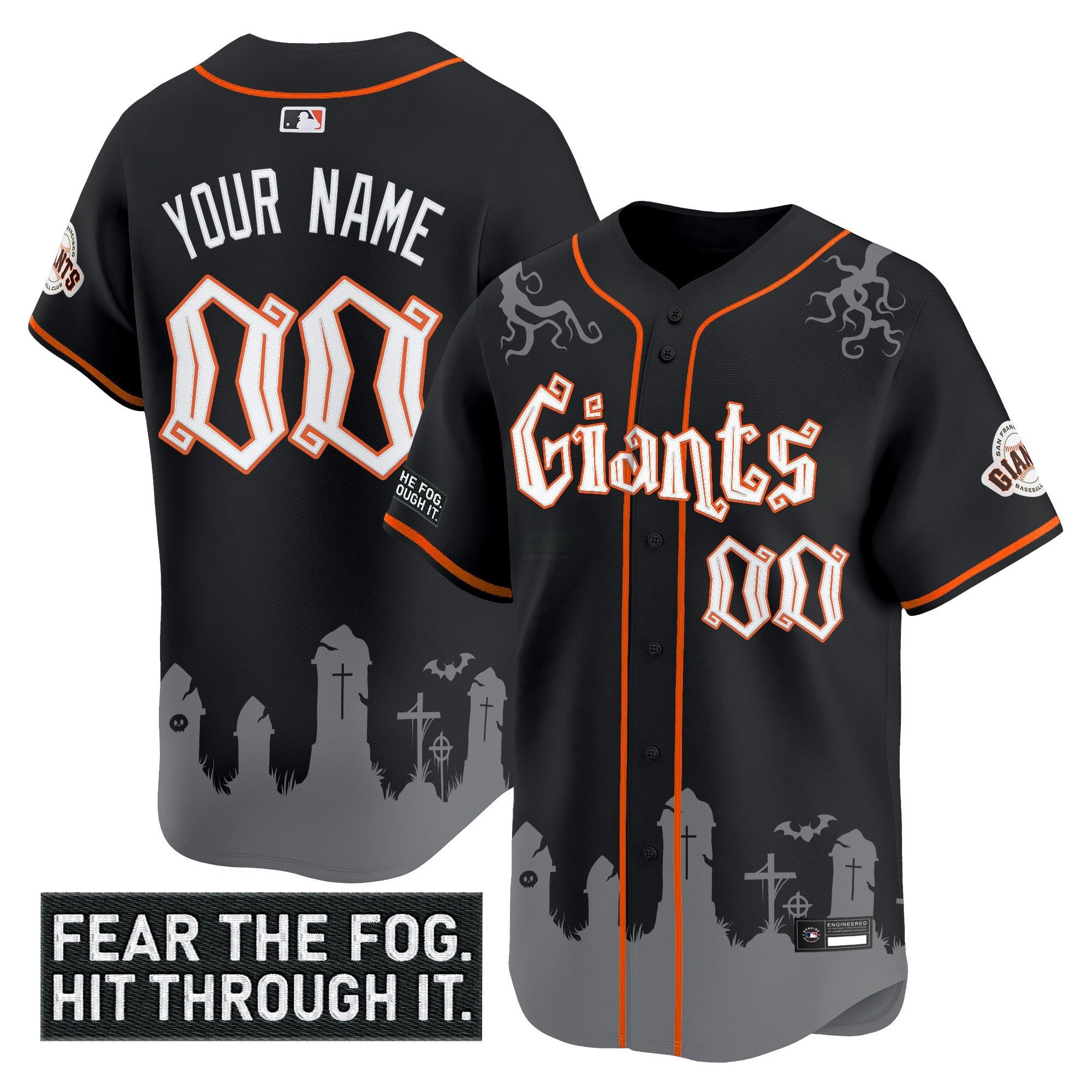 Camisa MLB San Francisco ‘Halloween Fog Edition’ Vapor Premier Limited Jersey