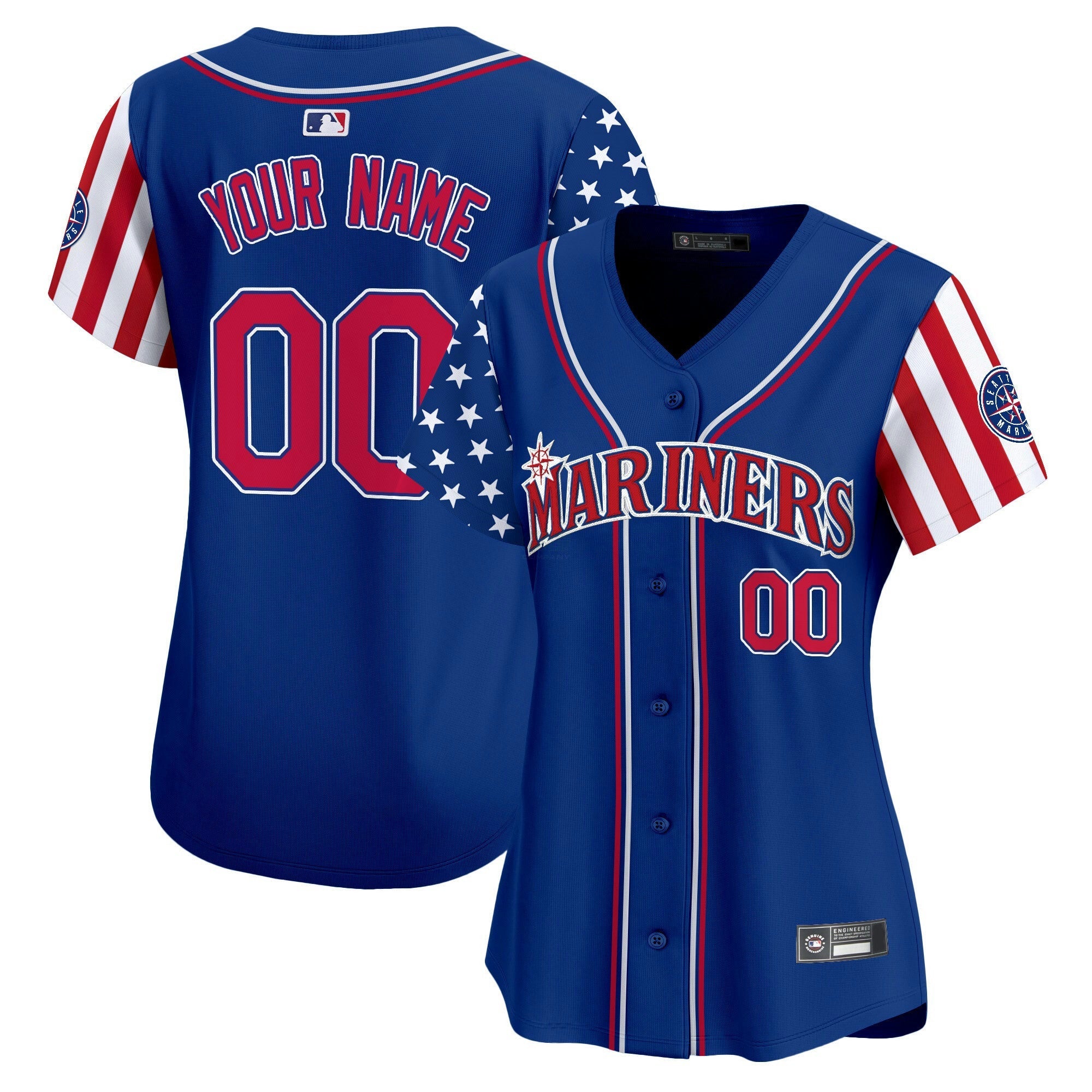 Camisa MLB Seattle 2025 Independence Day Vapor Premier Limited Jersey