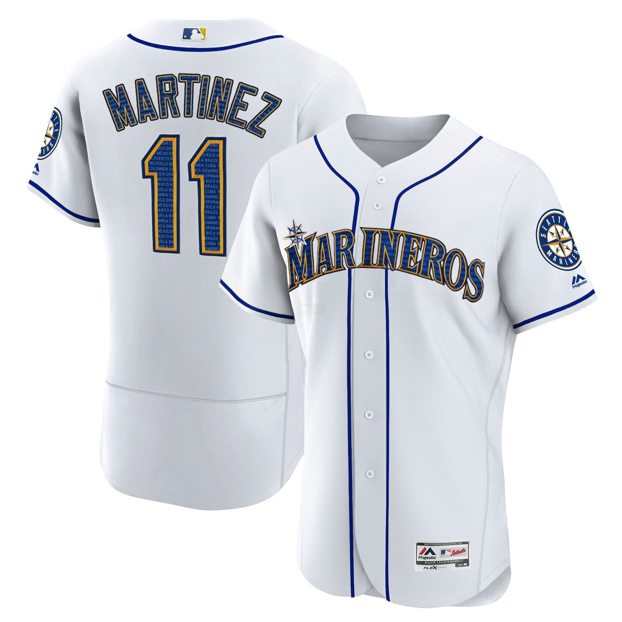Camisa MLB Seattle Marineros Hispanic Heritage Jersey